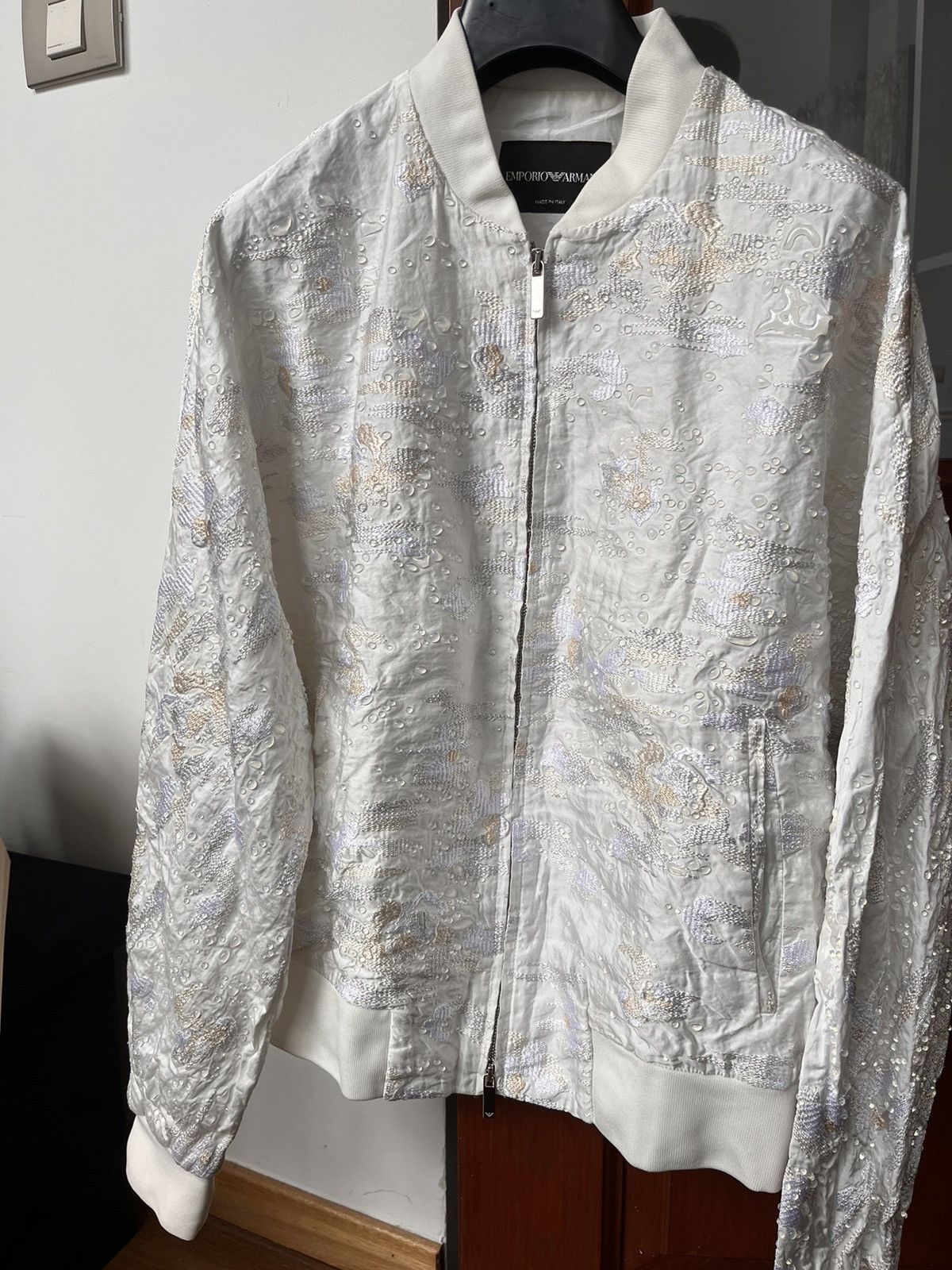 Emporio Armani Emporio Armani White Jacket Size US S / EU 44-46 / 1 - 11 Thumbnail