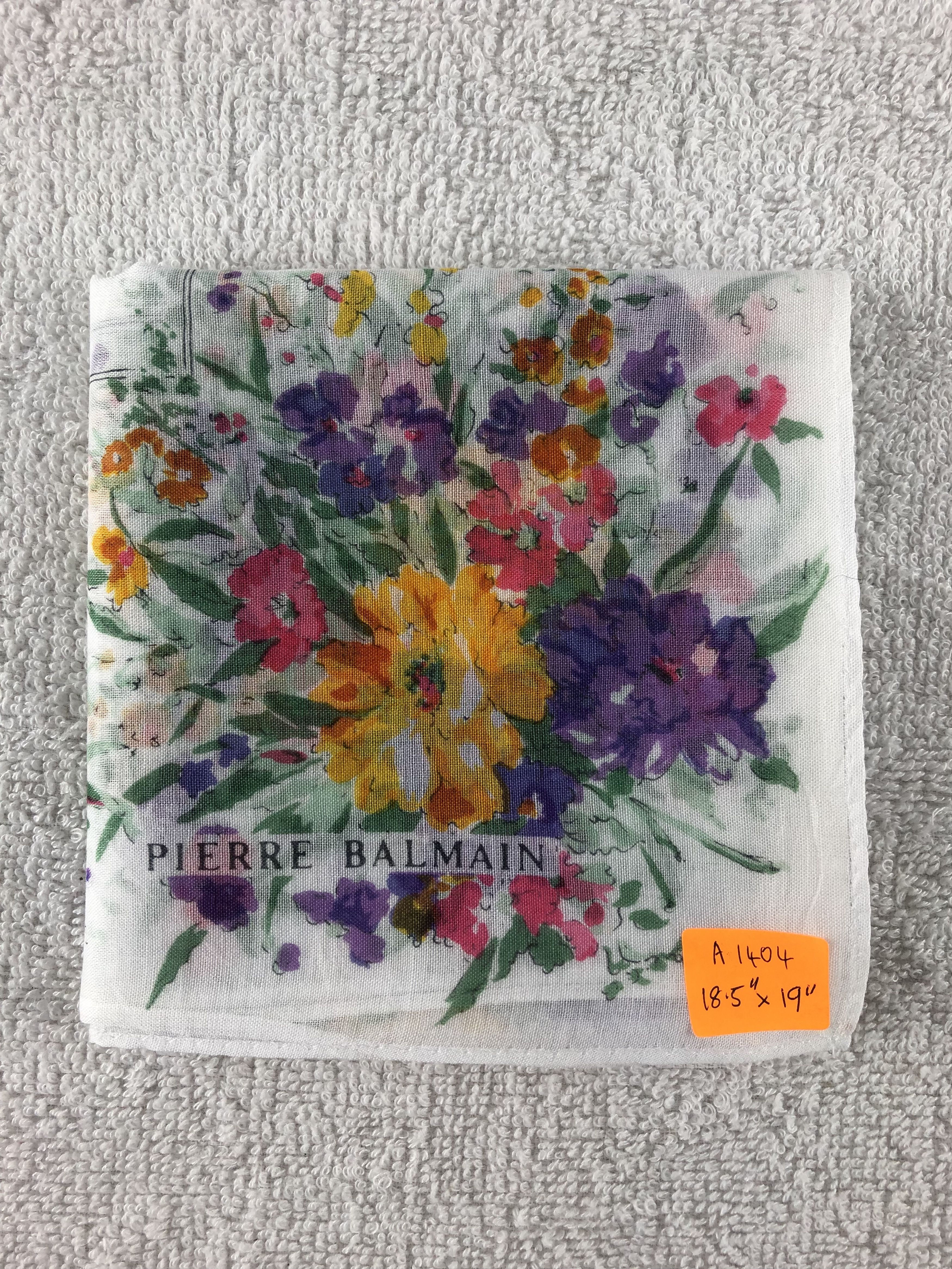 Pierre Balmain × Vintage Pierre Balmain Handkerchief / Bandana / Neckerchief Size ONE SIZE - 6 Thumbnail