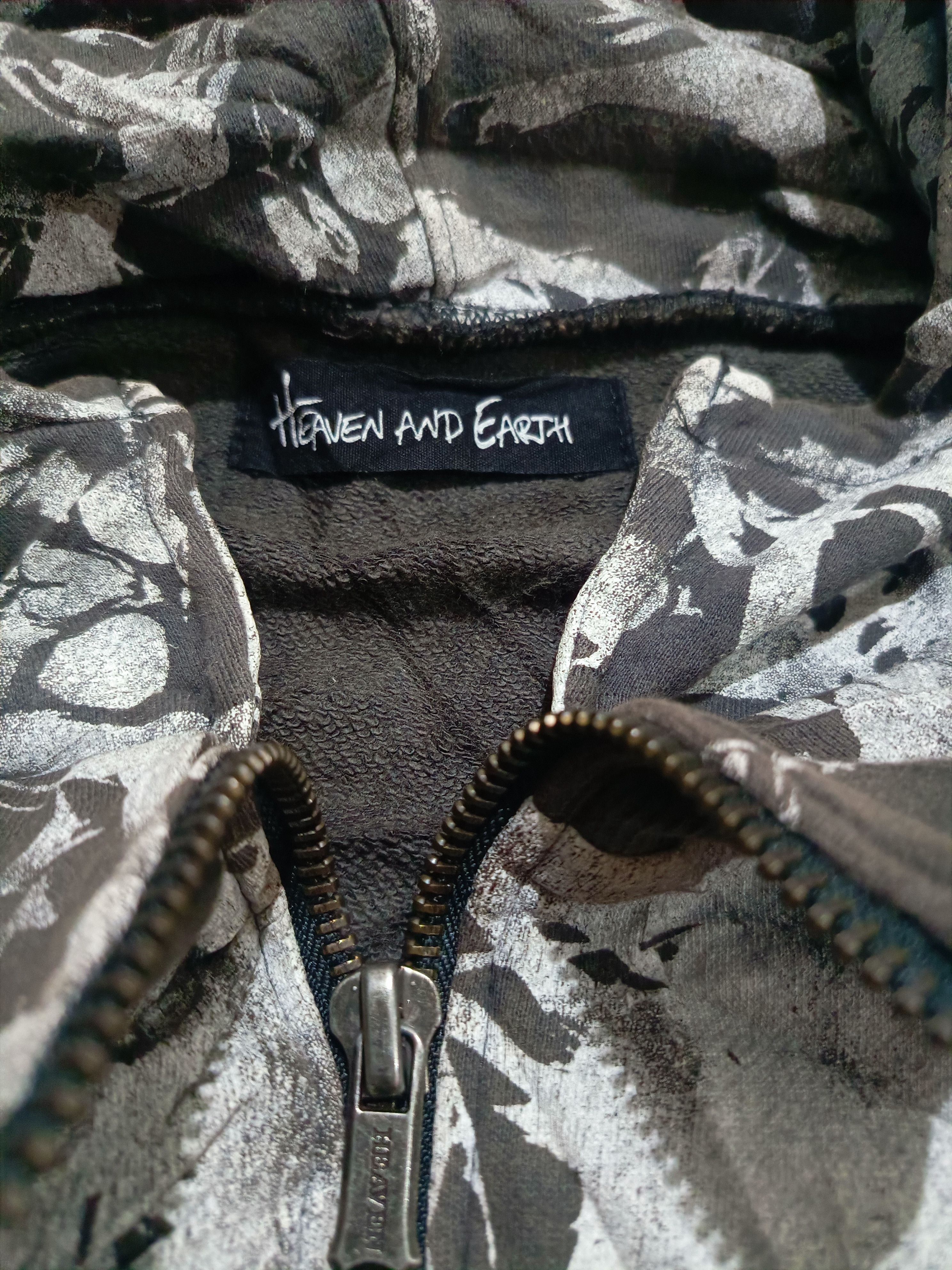 14th Addiction HEAVEN & EARTH Skull Abstrak Zip Hoodie Size US L / EU 52-54 / 3 - 4 Thumbnail