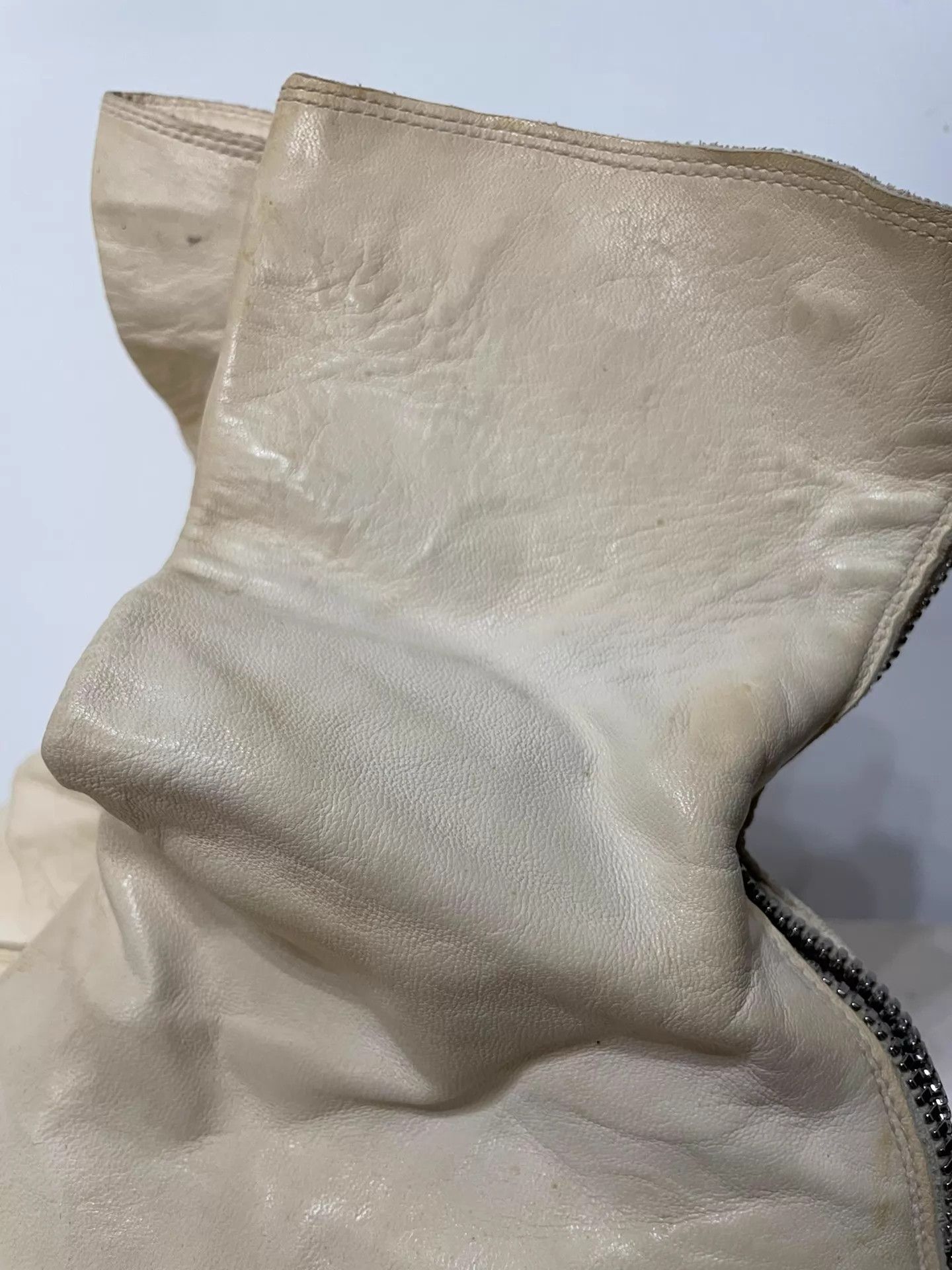 Guidi Guidi 311 Vintage White Horsehide 42 Back-Zip Hi-Top Size US 10 / EU 43 - 5 Thumbnail