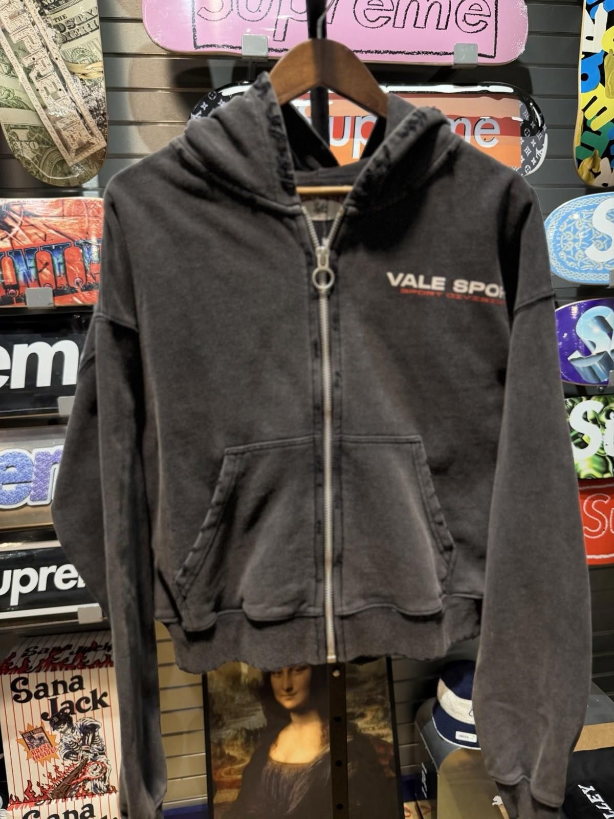 Vale S - Vale Zip Up Hoodie Authentic Valley Black Back Logo Size US S / EU 44-46 / 1 - 4 Thumbnail