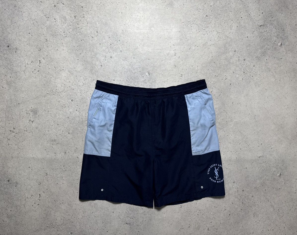Yves Saint Laurent Yves Saint Laurent Pour Homme Vintage 90’s Nylon Shorts Size US L / EU 52-54 / 3 - 1 Thumbnail