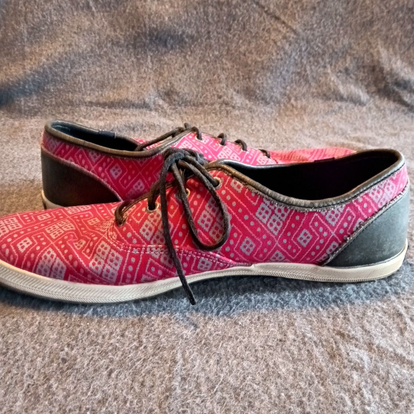 Keds Keds Shoes Womens Red Printed Low Top Sneakers Comfort 10.5 MF45210M G12 CH171 Size L / US 10 / IT 46 - 6 Thumbnail