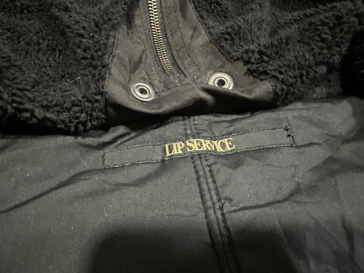 14th Addiction × Japanese Brand × Le Grande Bleu (L.G.B.) 🔥Sick Y2K Lip Service Parachute Fur Parka Jacket Drawstring Size US M / EU 48-50 / 2 - 13 Thumbnail