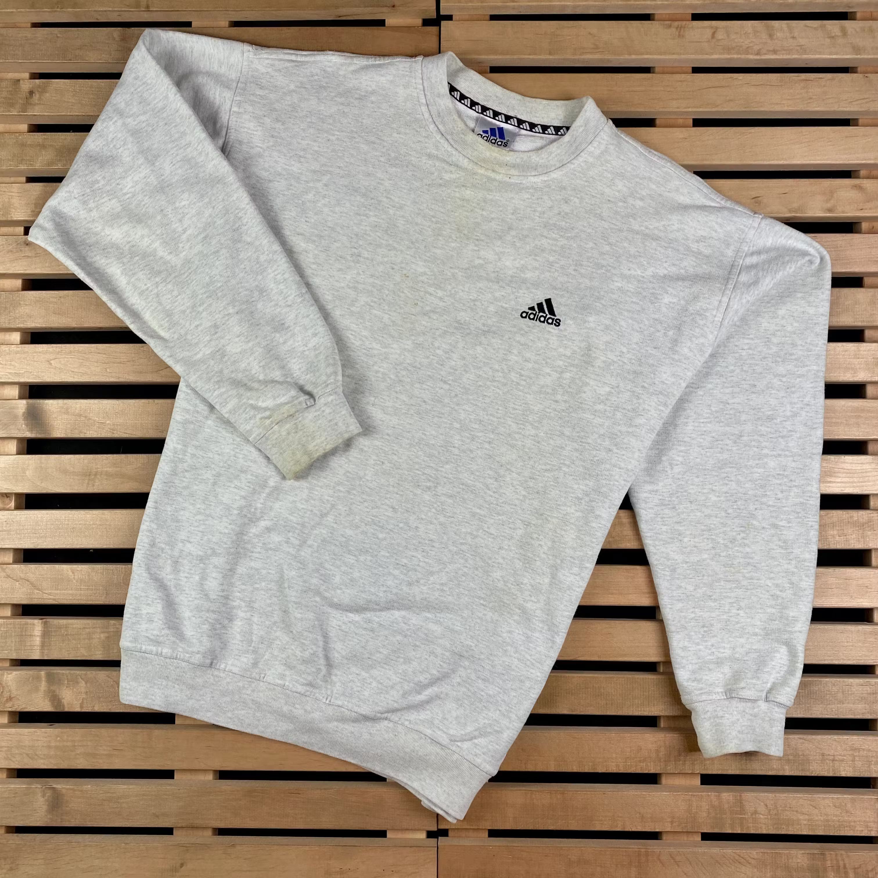Adidas × Vintage Mens Sweatshirt Adidas Vintage Size L Size US L / EU 52-54 / 3 - 1 Thumbnail