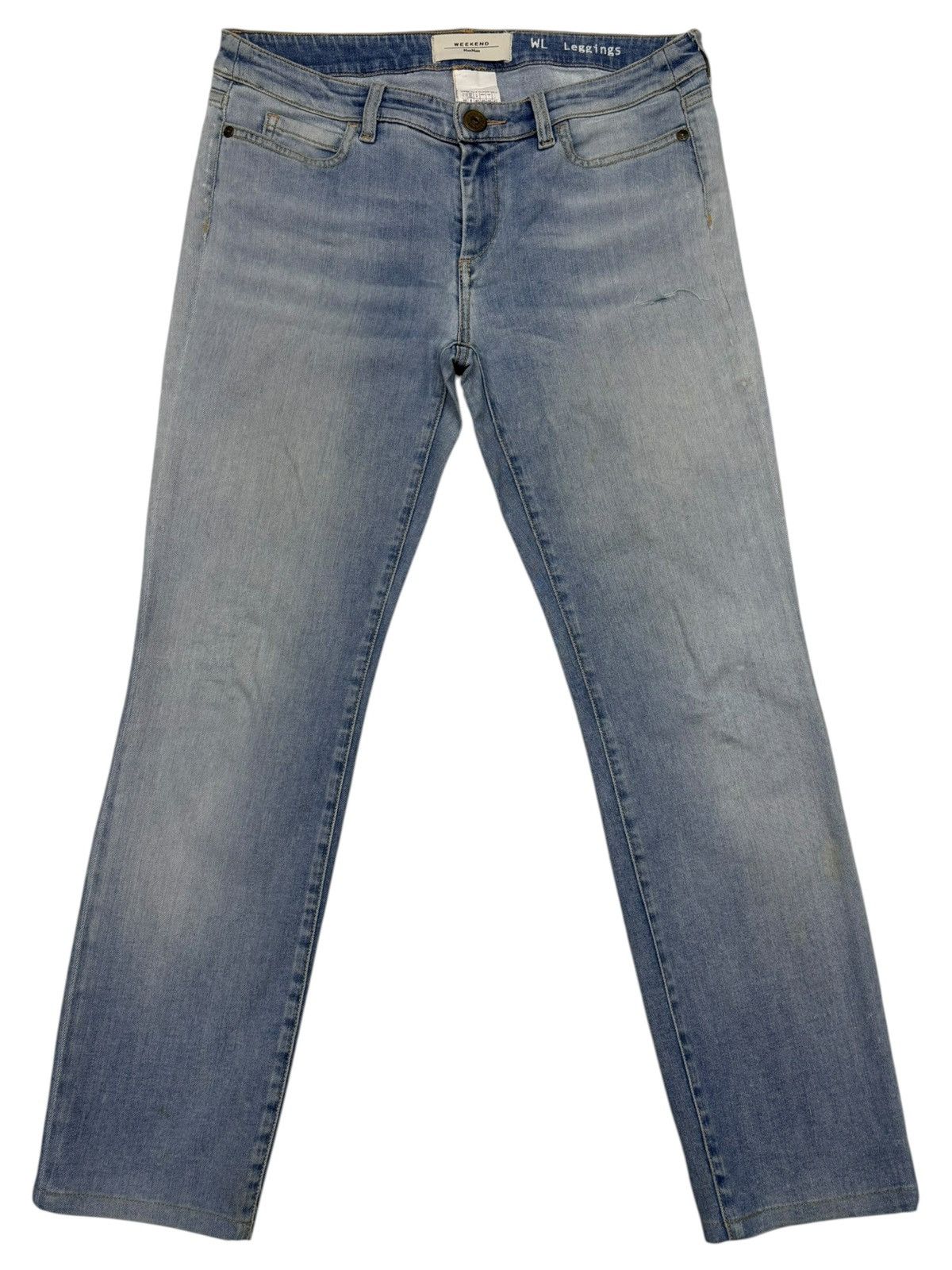 Max Mara MAX MARA WEEKEND DISTRESSED DENIM JEANS Size 30" / US 8 / IT 44 - 7 Thumbnail