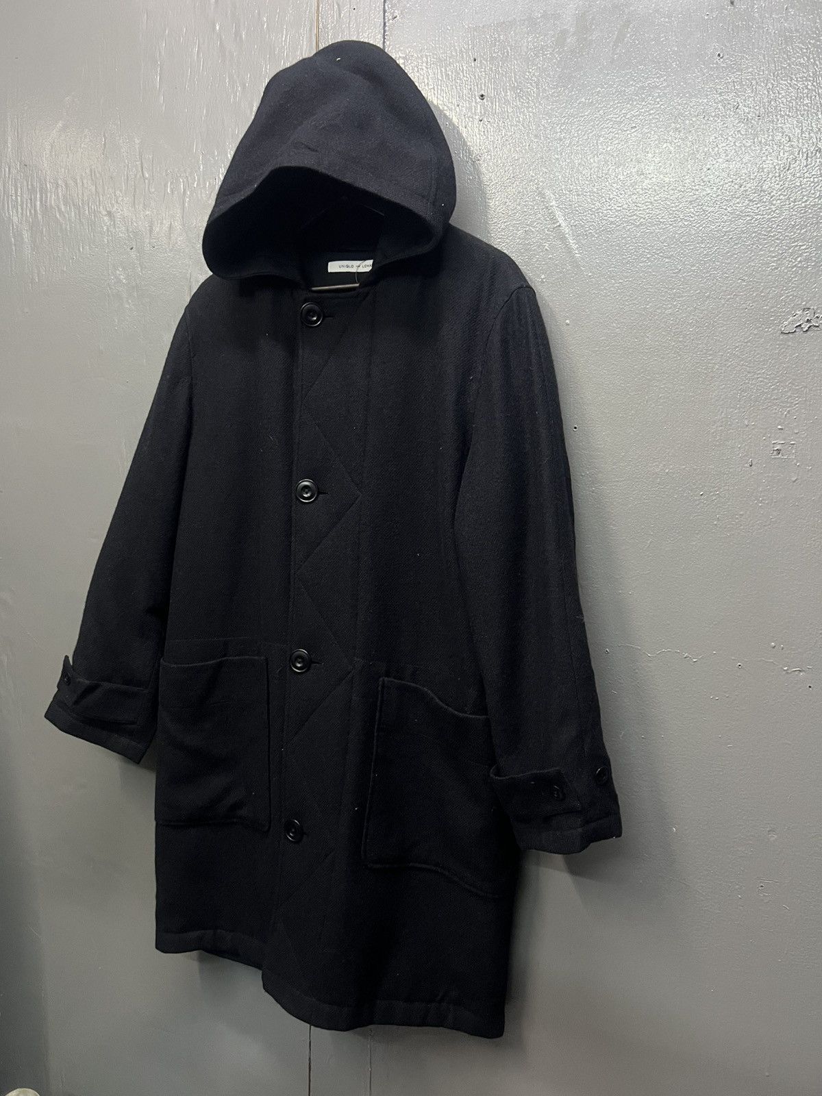 Lemaire × Uniqlo Uniqlo and Lemaire Wool Long Coat With Hoodie Size US L / EU 52-54 / 3 - 3 Thumbnail