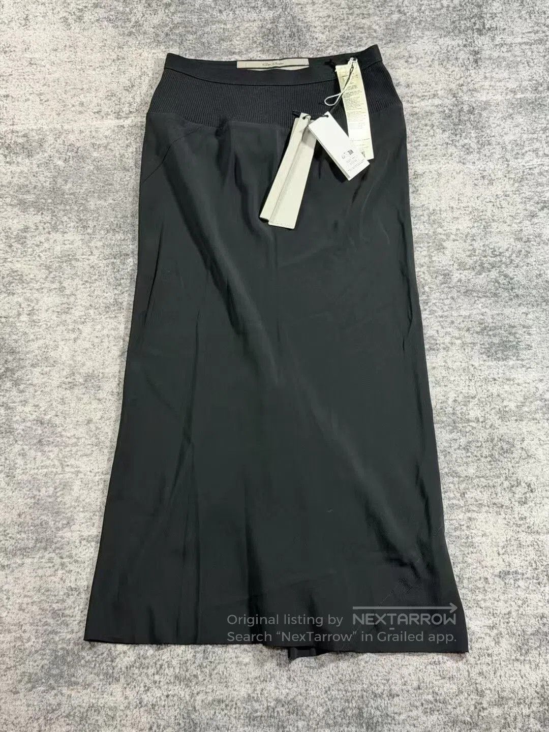 Rick Owens Rick Owens Black Knit Panel Skirt. Size 39" - 1 Thumbnail