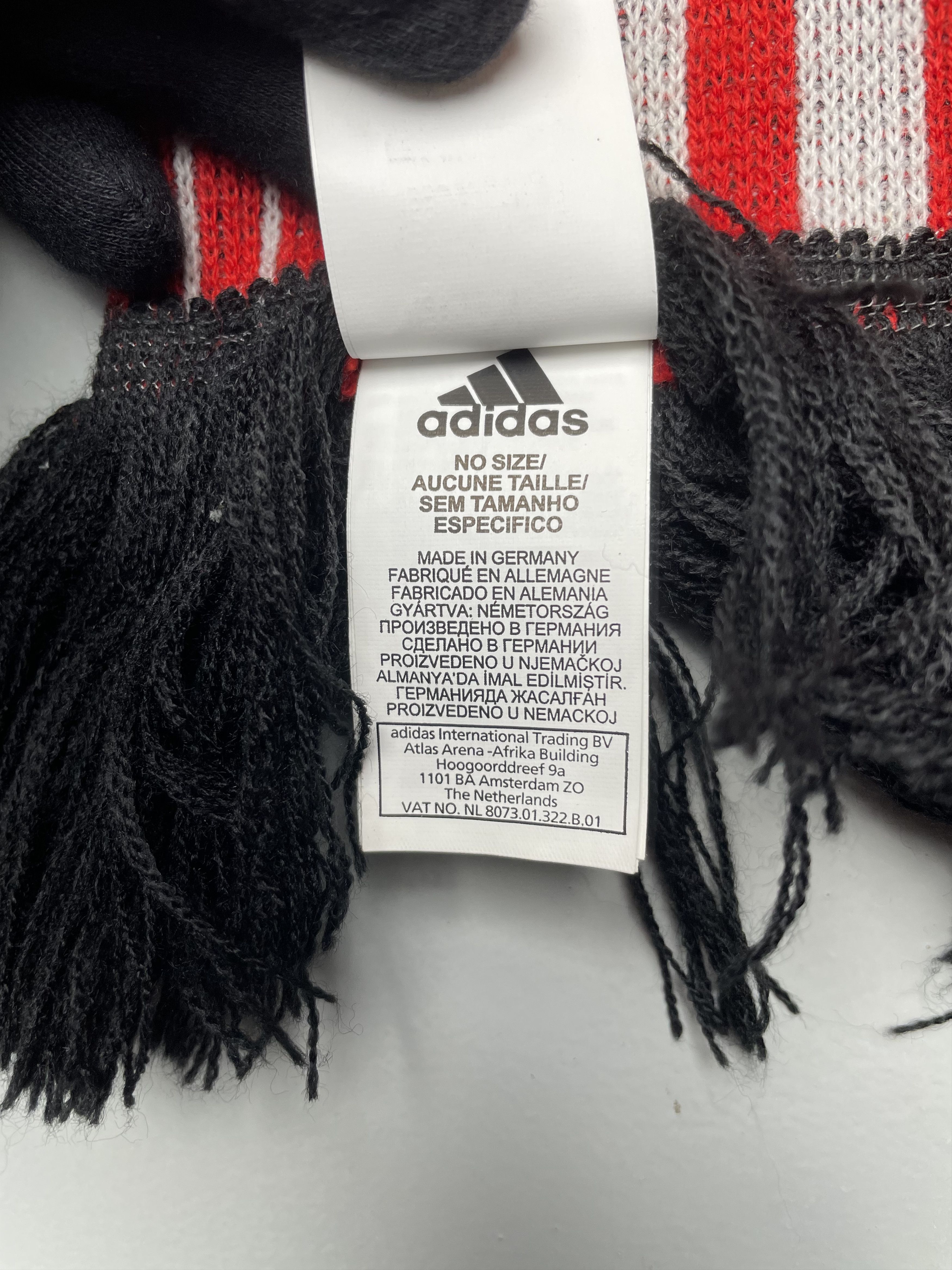 Adidas × Gosha Rubchinskiy adidas X Gosha Rubchinskiy A/W 2017 "Football" scarf (red) Size ONE SIZE - 6 Thumbnail