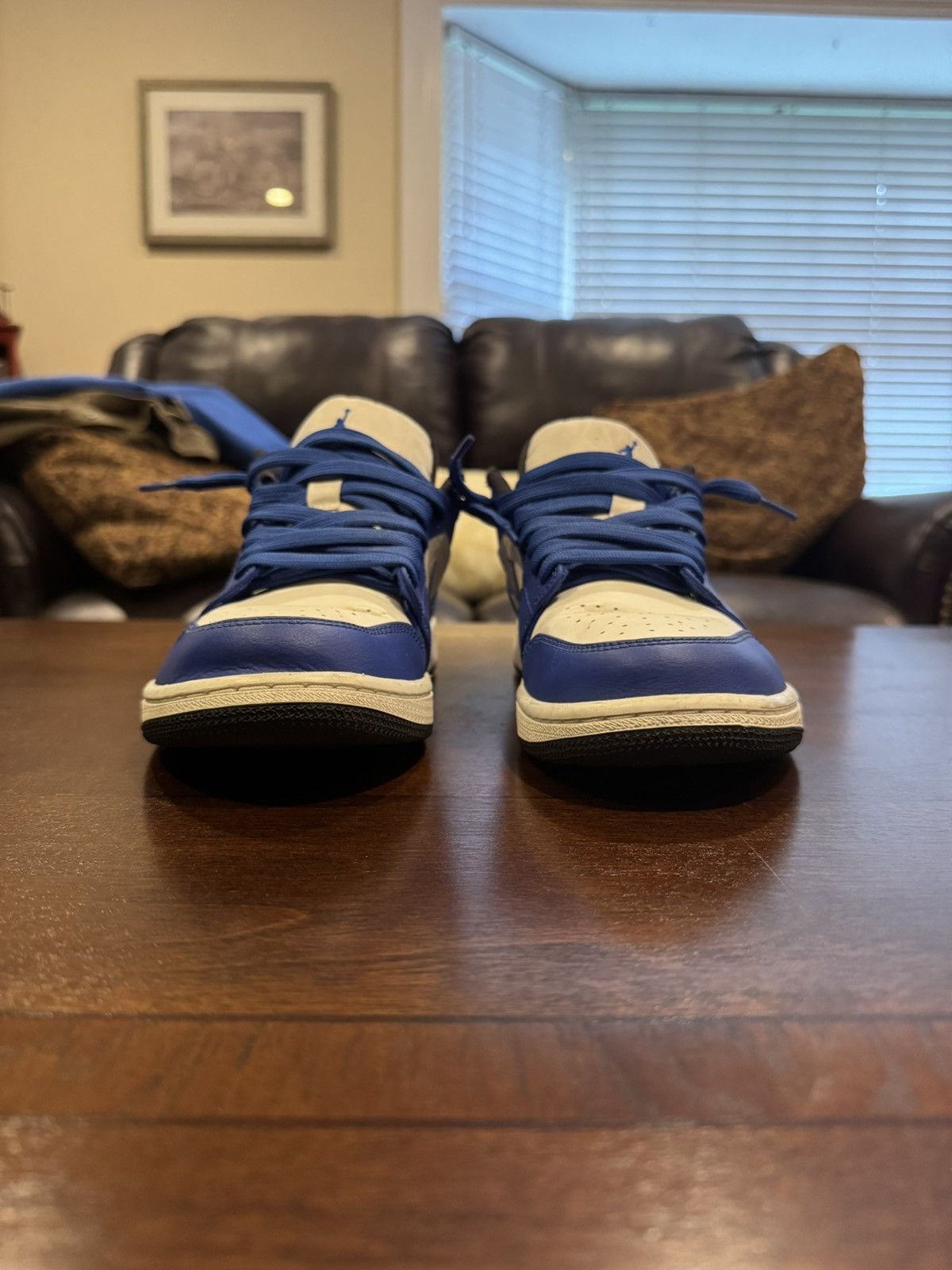 Jordan Brand Jordan 1 Game Royal Lows Size US 9.5 / EU 42-43 - 3 Thumbnail