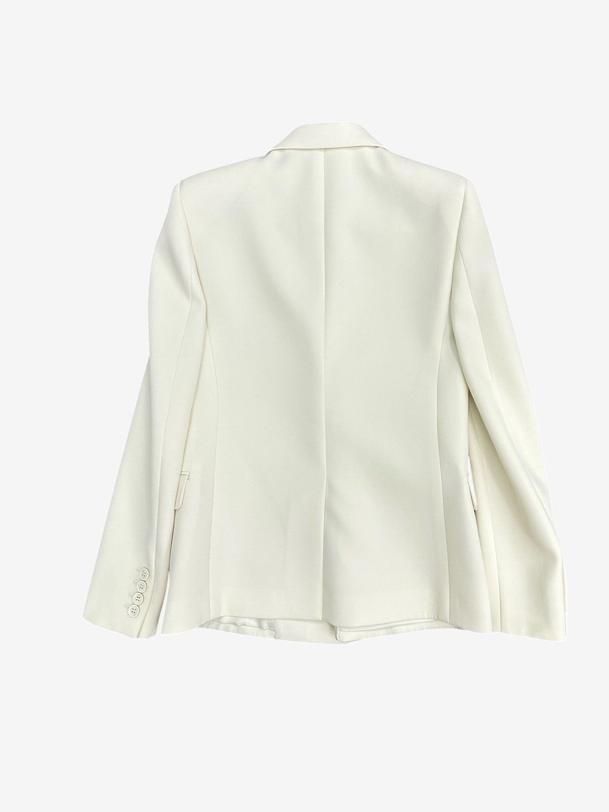 Saint Laurent Paris Saint Laurent Paris White Blazer Sz. 44 Size 44S - 2 Thumbnail
