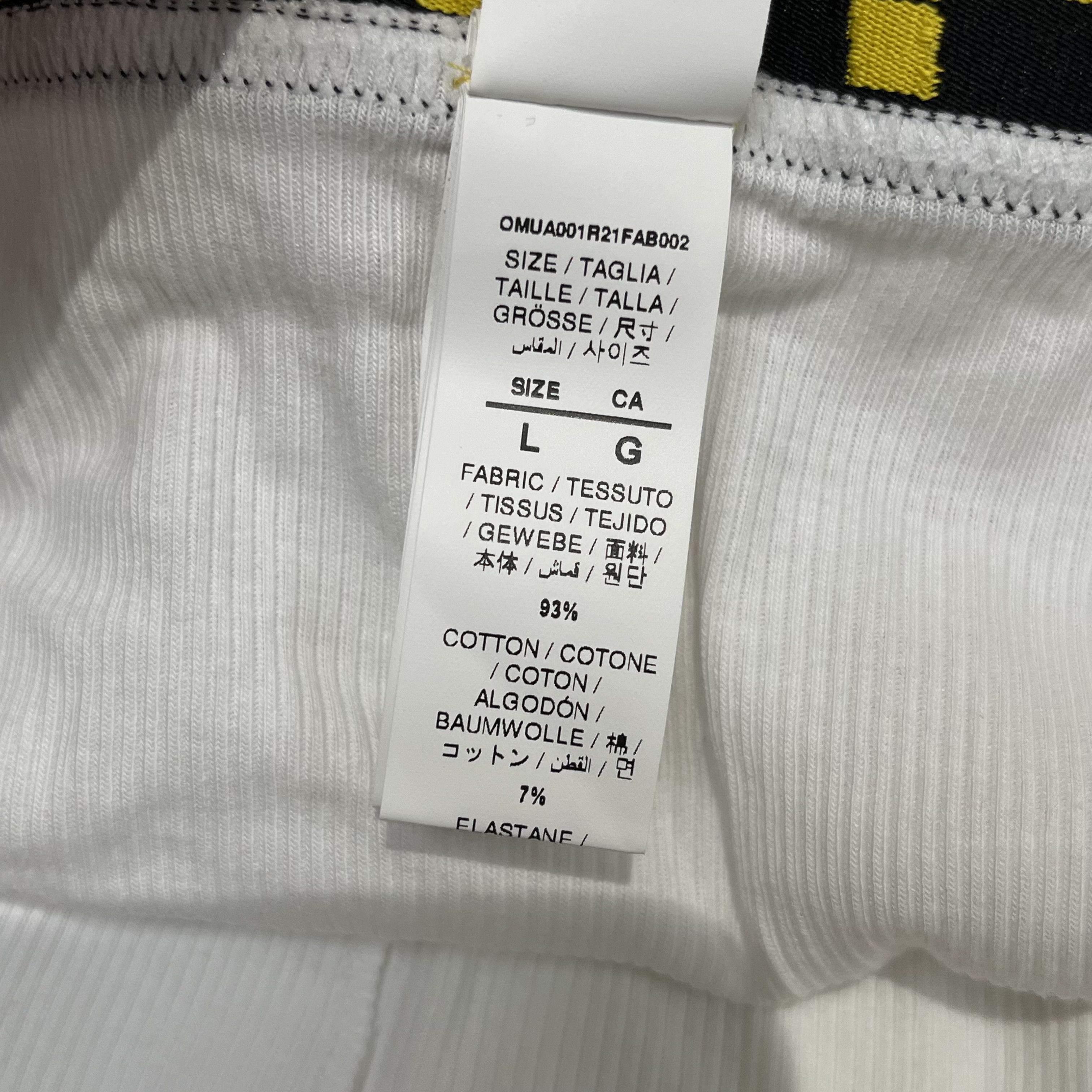 Off-White Off-White Industial Boxer Tri-Pack White Size ONE SIZE - 5 Thumbnail