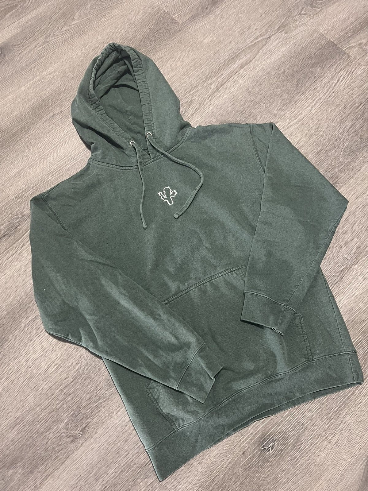 image of Anti Social Social Club x Cactus Plant Flea Market Cpfm X Assc Cactus Hoodie in Green (Size Medium)
