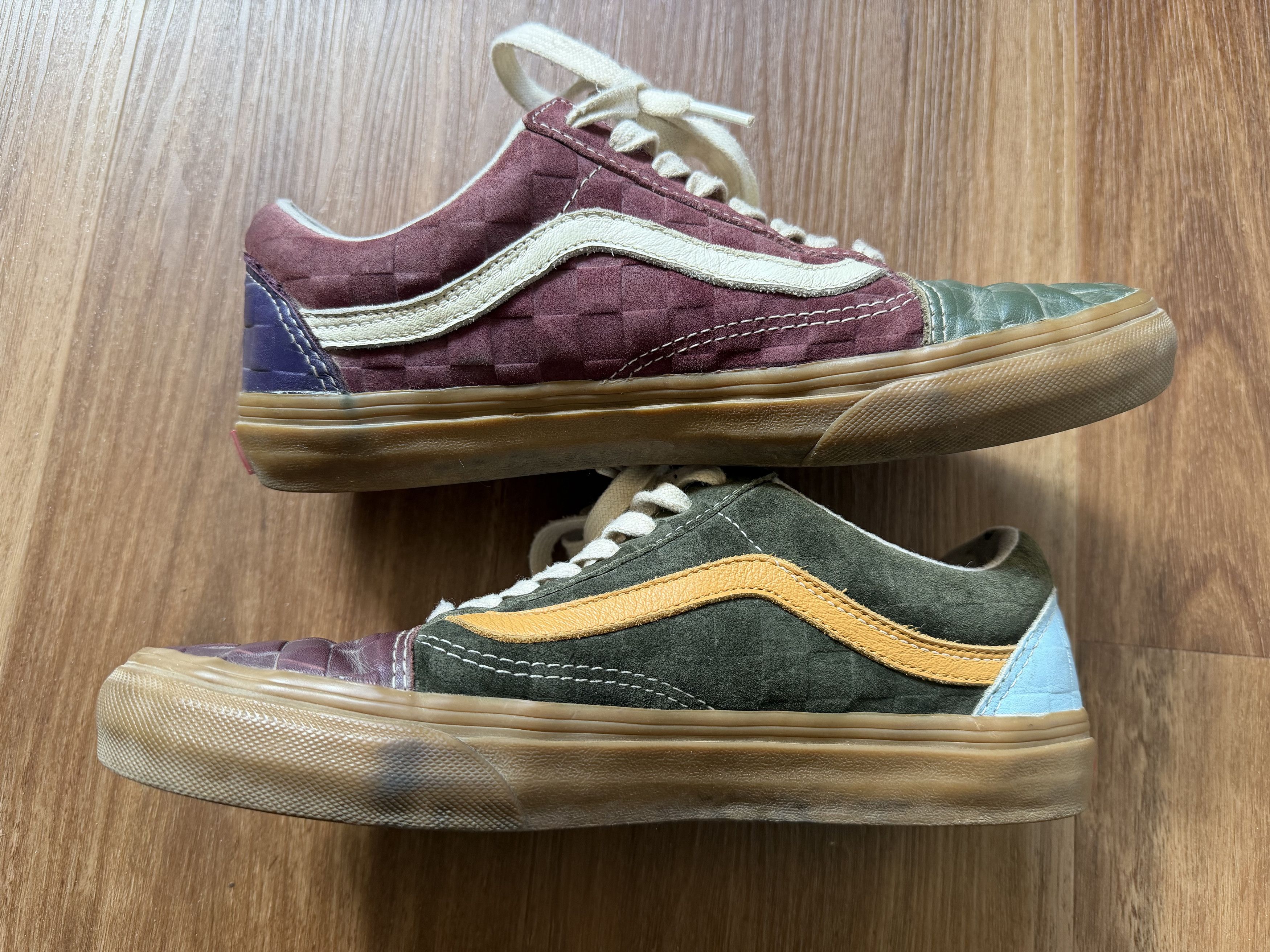 Vans Vans Old Skool Patchwork Colorblock Checkerboard Rare Size US 7.5 / EU 40-41 - 8 Thumbnail