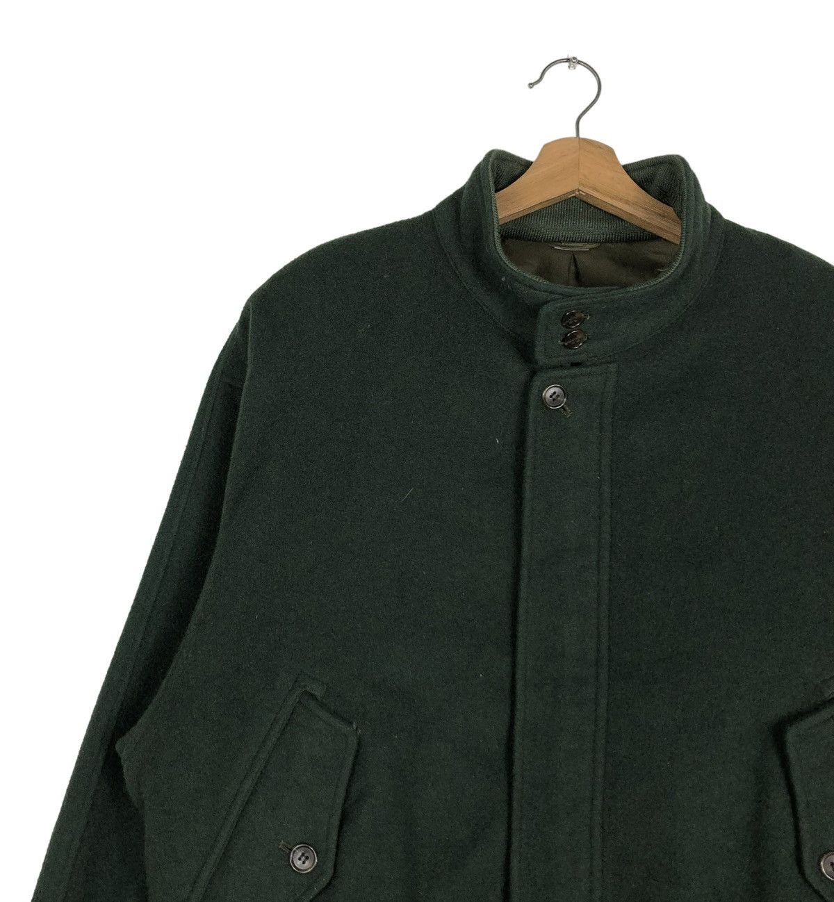 Vintage 🔥VINTAGE WOOL BOMBER JACKET INTERMEZZO JAPAN MADE Size US L / EU 52-54 / 3 - 7 Thumbnail