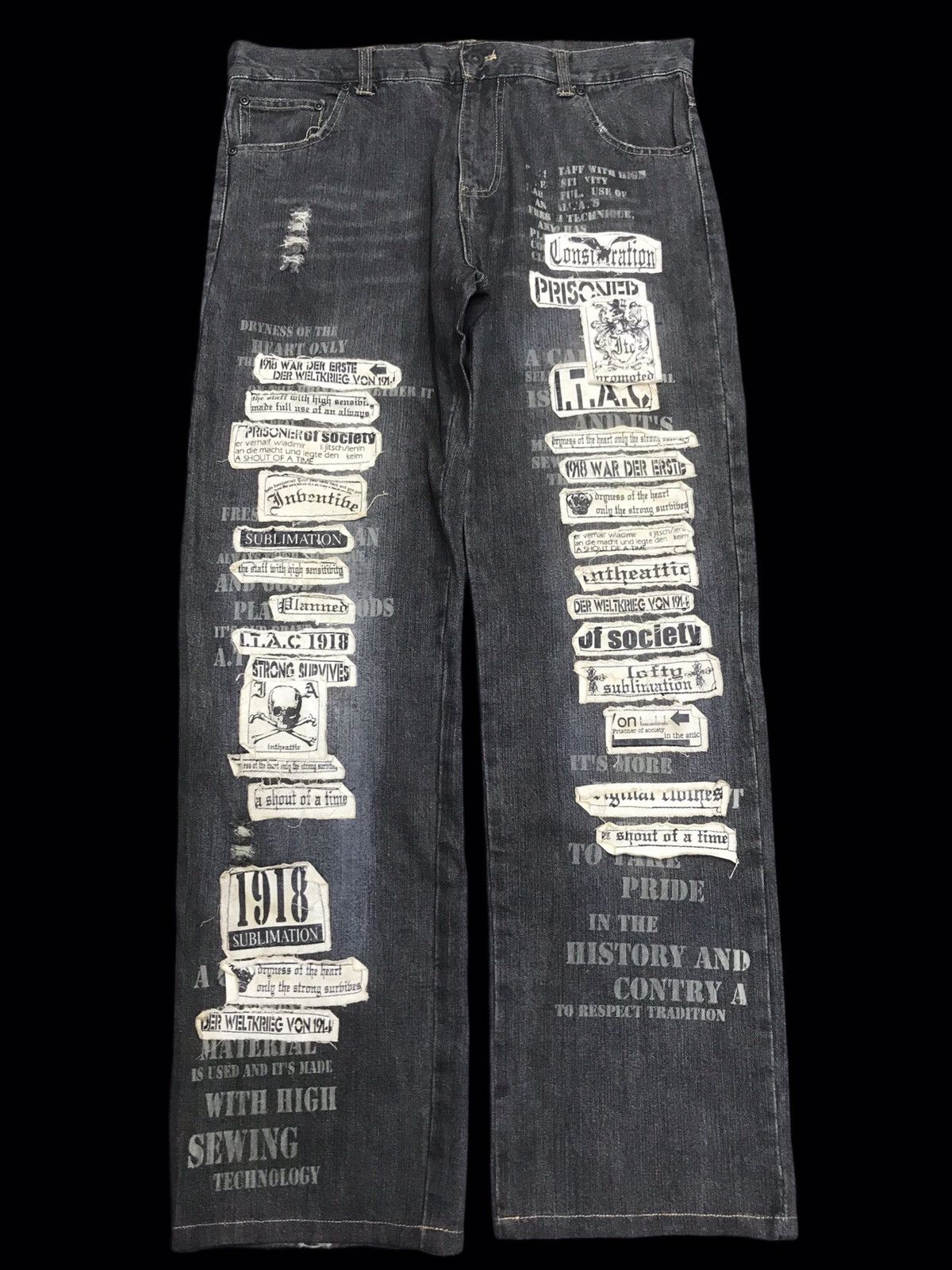 Japanese Brand × Seditionaries × Streetwear IN THE ATTIC Distressed ...