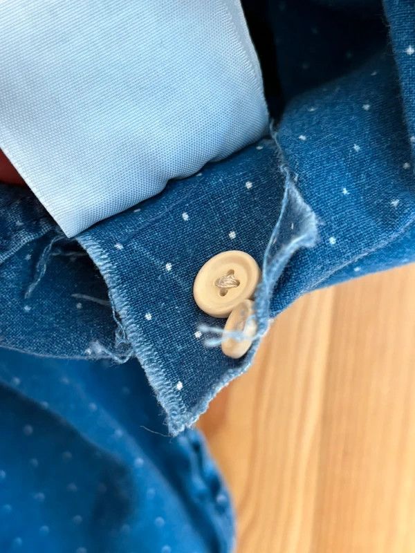Levi's Vintage Clothing LVC 1920s Indigo dyed Sunset shirt small Size US S / EU 44-46 / 1 - 9 Thumbnail
