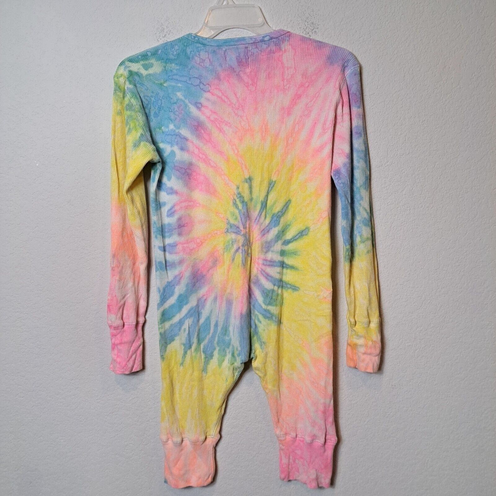 UNIF UNIF Bongjohns Romper Jumpsuit Tie Dye Thermal Rare Sz XS Size 35" - 4 Thumbnail