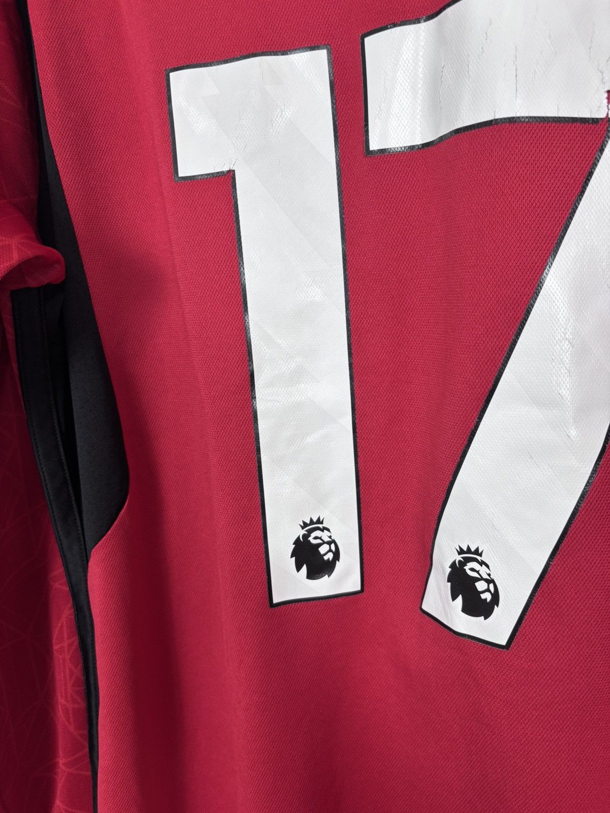 Adidas Adidas Manchester United 2023/24 Garnacho Long Sleeve Jersey Size US L / EU 52-54 / 3 - 7 Thumbnail
