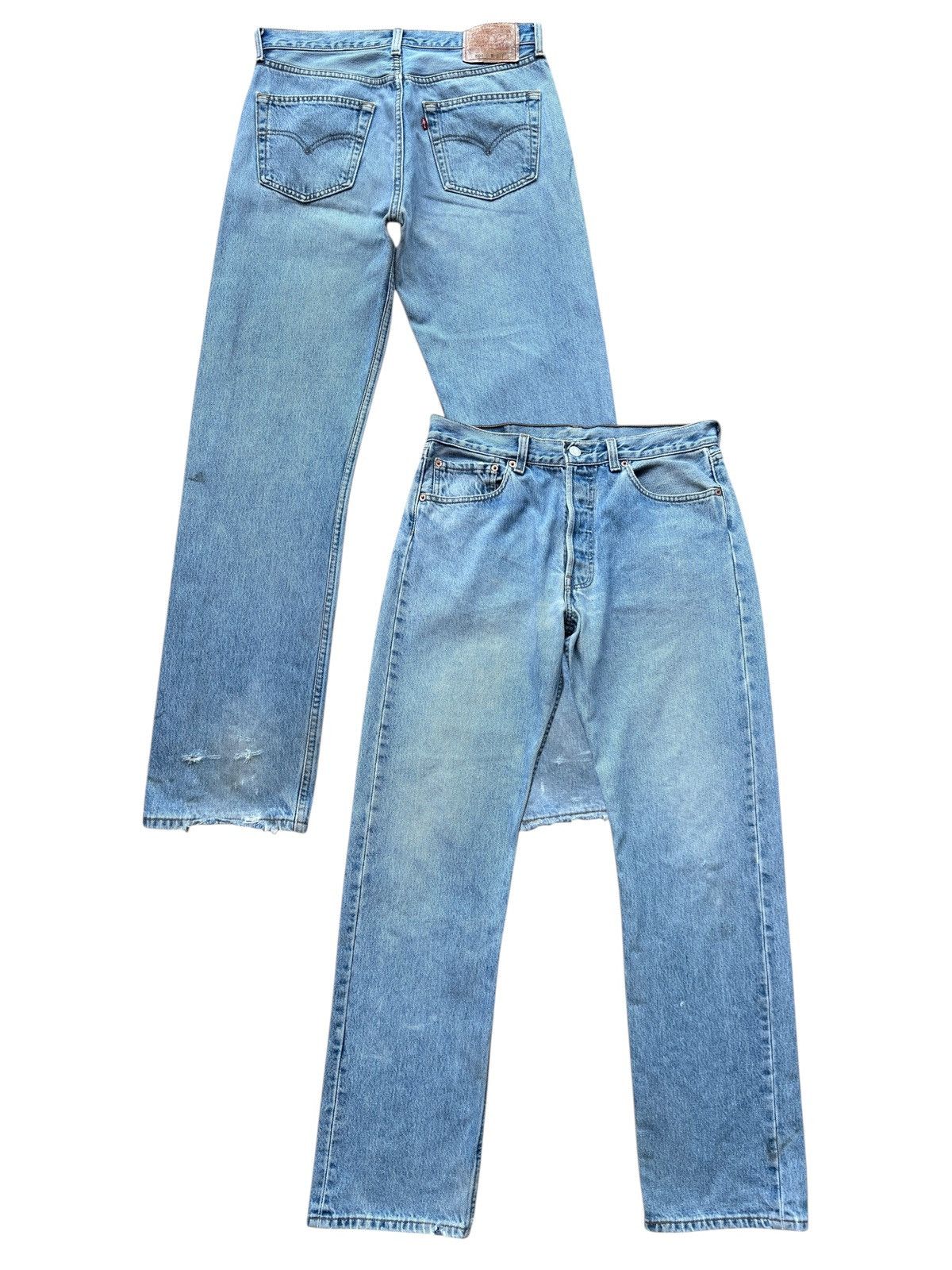 Levi's Vintage 90s Levi’s 501 Stonewash Denim Jeans 32x31 Size US 32 / EU 48 - 1 Thumbnail