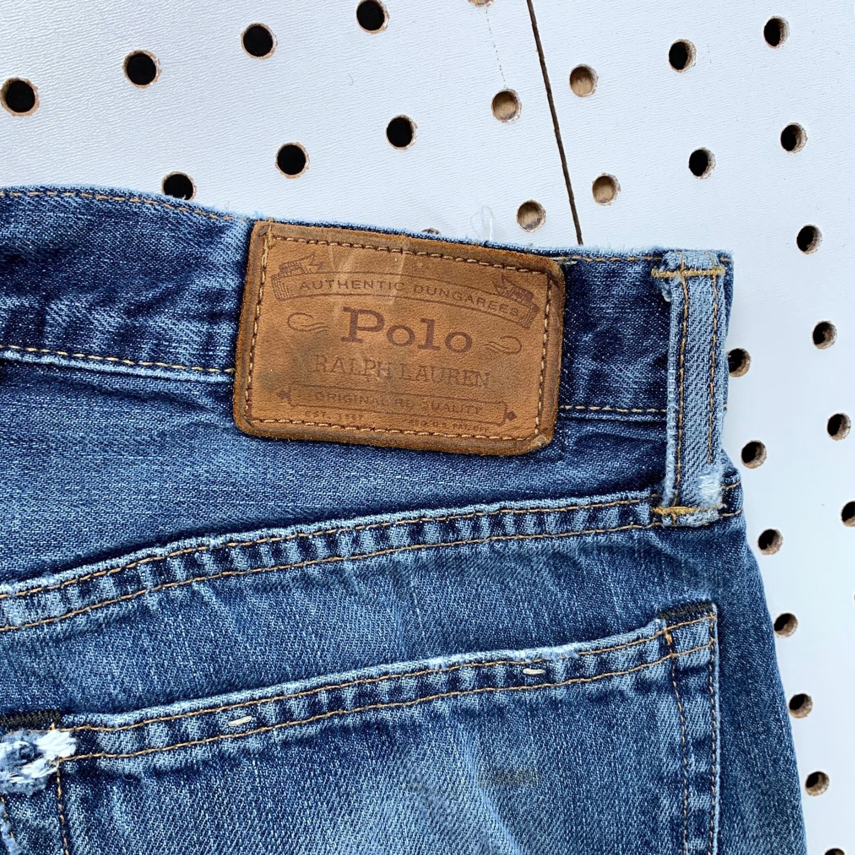 Polo Ralph Lauren Polo Ralph Lauren Jeans Mens Blue Straight Bootcut Zip 33x30 Denim 5-Pocket Dungarees Regular Fit Standard Size Mens Jeans Blue Polo Ralph Lauren Size US XS / EU 42 / 0 - 7 Thumbnail