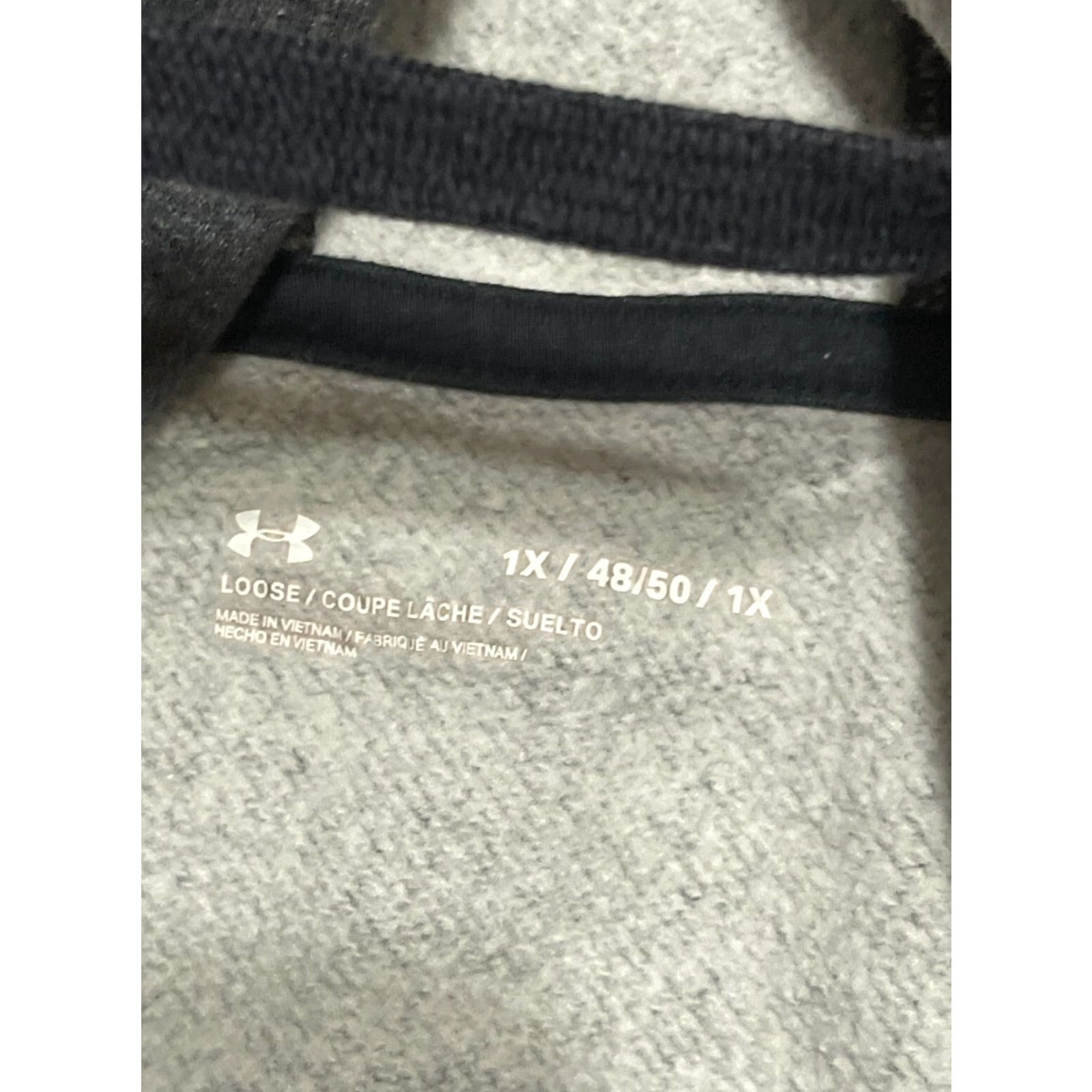 Under Armour Under armour Hoodie Women's 1X Gray Pullover Long Sleeve Logo Print Shirt? Size XL / US 12-14 / IT 48-50 - 6 Thumbnail