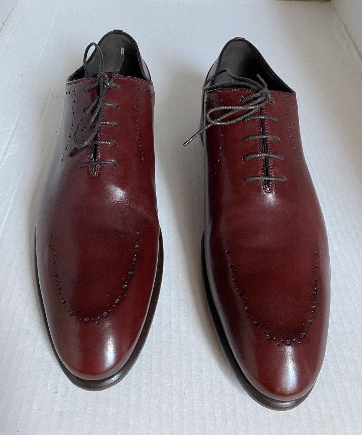 $2,995 Fratelli Rossetti Genuine Brown Crocodile Alligator Cap-toe Oxfords 8.5 9 Fratelli Rossetti Crocodile Leather Penny Loafer Shoes Mens  main image 4