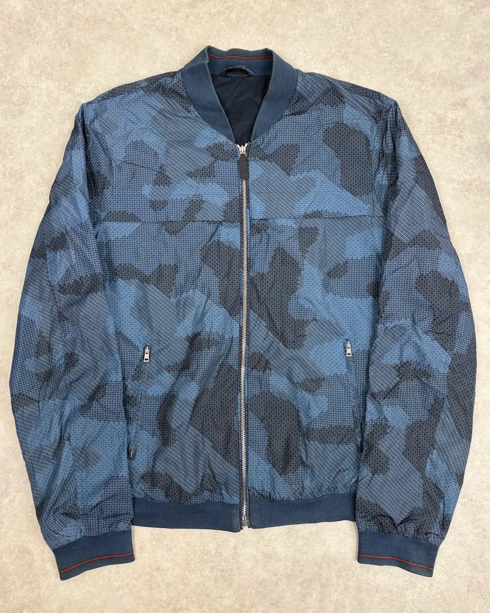 Gucci SS2010 Gucci Navy Camo Bomber Jacket Size US M / EU 48-50 / 2 - 1 Thumbnail