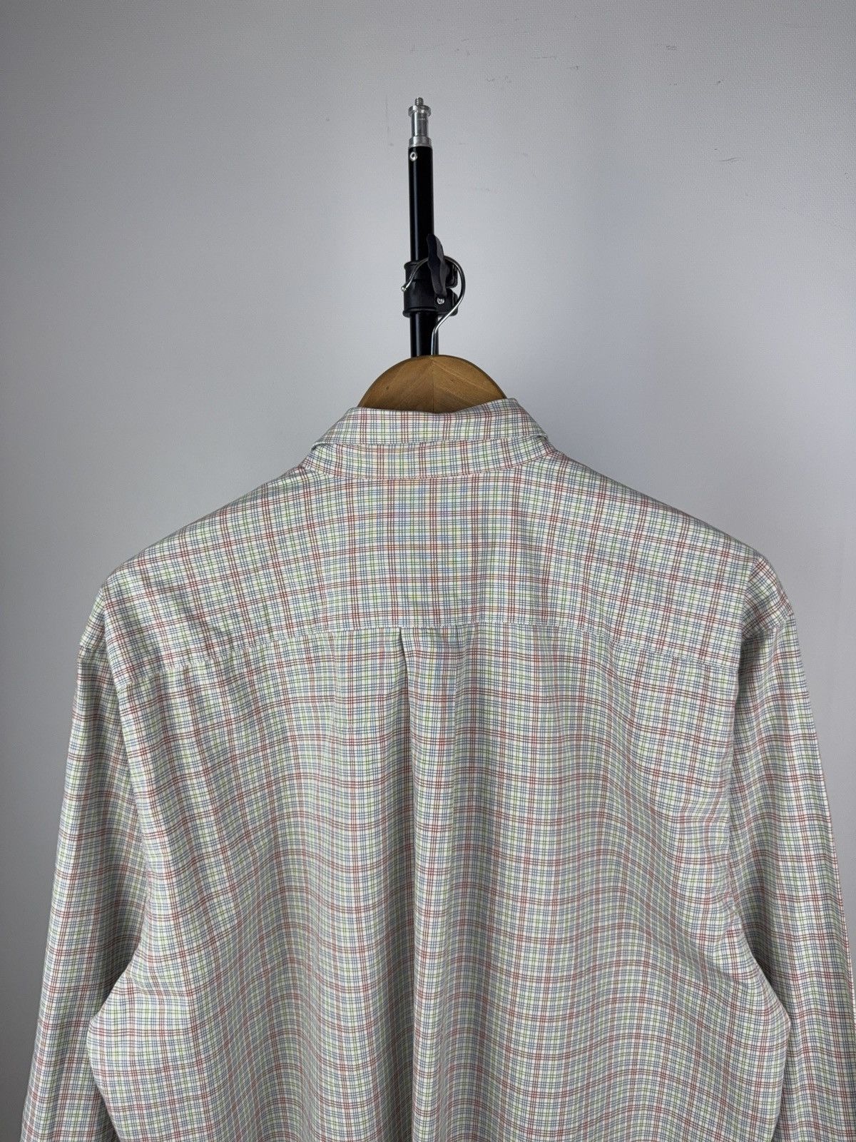 Burberry Thomas Burberry Vintage 90s Check Button-Down Shirt L-XL Size US L / EU 52-54 / 3 - 12 Thumbnail