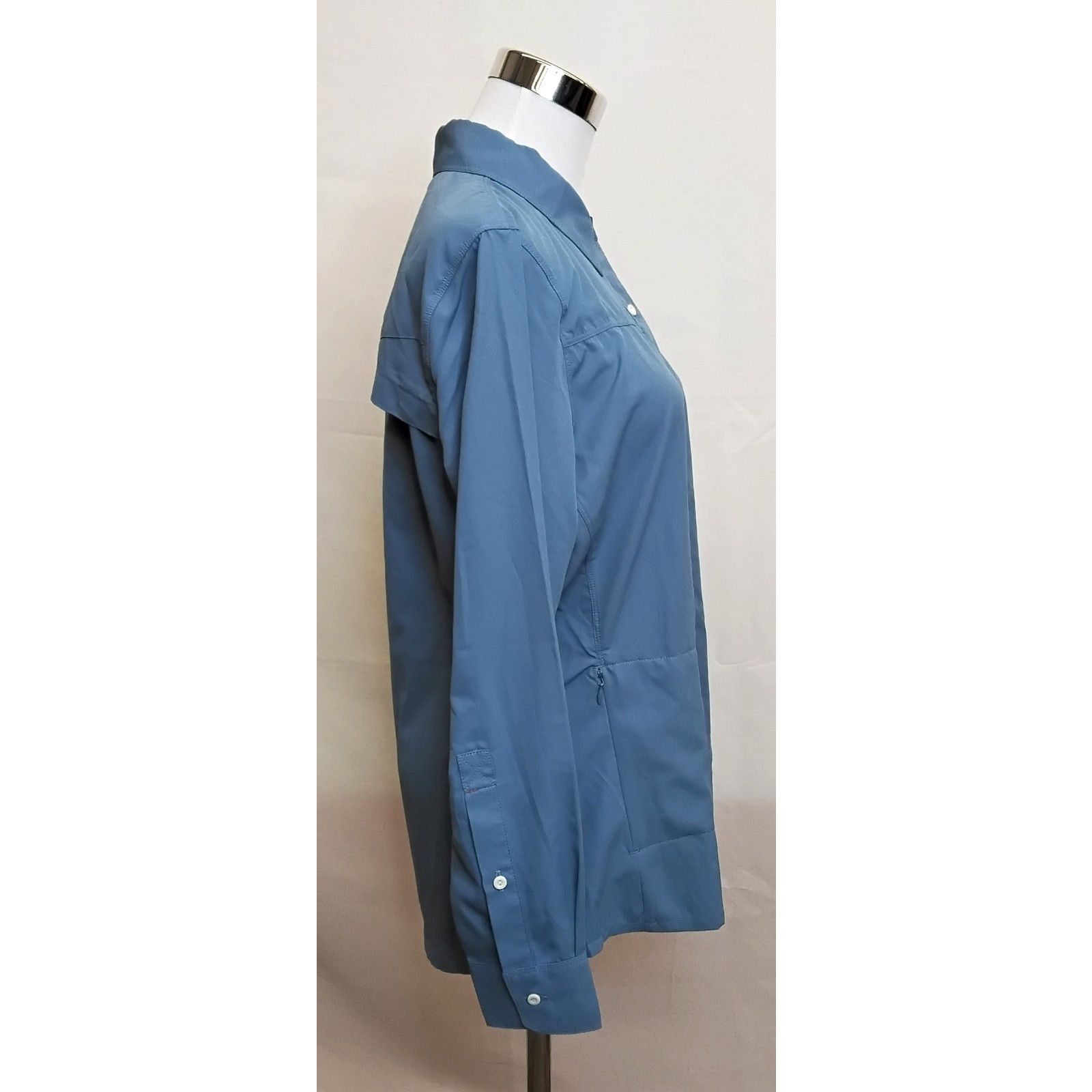 Simms Simms Fishing Isle Shirt Women's M Sky Blue Button Up NWT Size M / US 6-8 / IT 42-44 - 3 Thumbnail