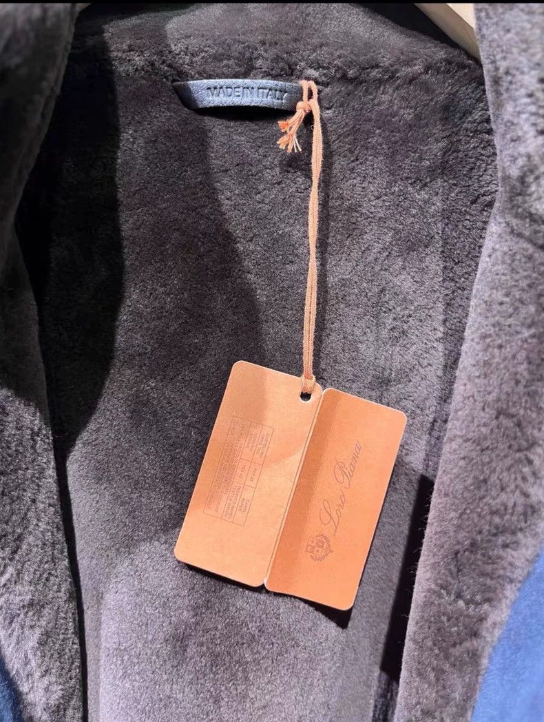 Loro Piana LORO PIANA Solid color stand collar zipper jacket Size US L / EU 52-54 / 3 - 3 Thumbnail