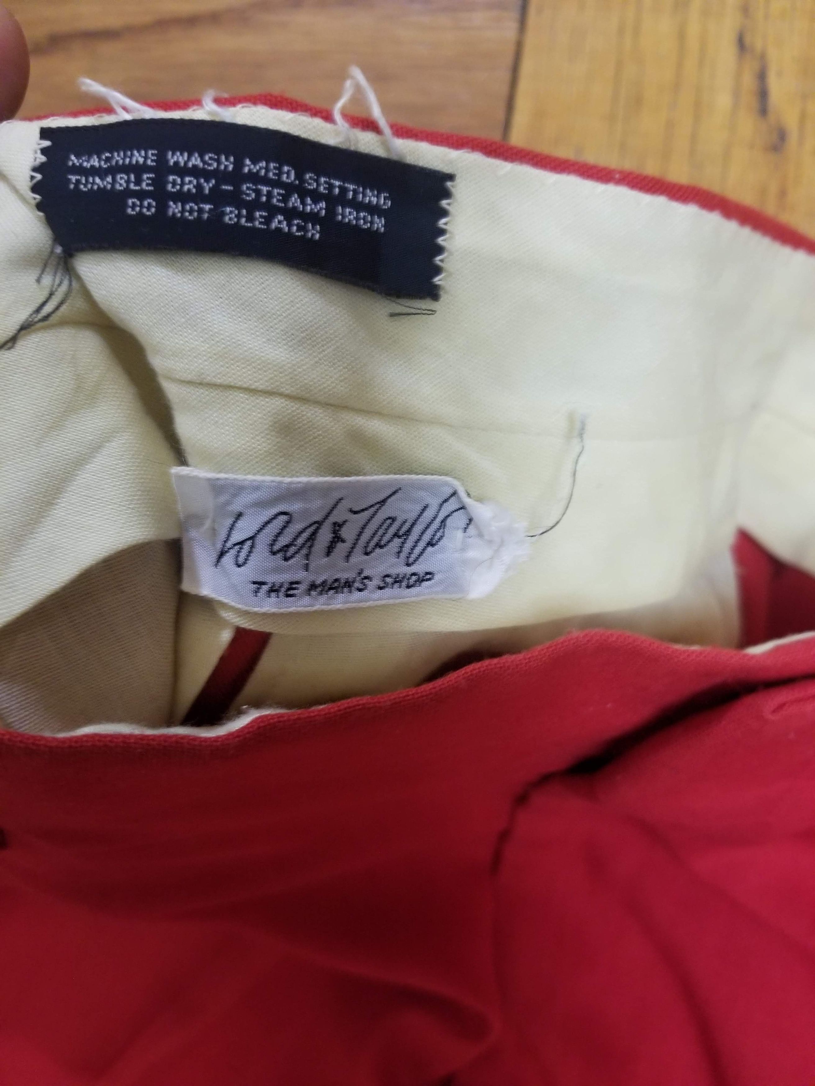 Lord & Taylor Vintage LORD & TAYLOR Red Pants Size US 34 / EU 50 - 7 Thumbnail