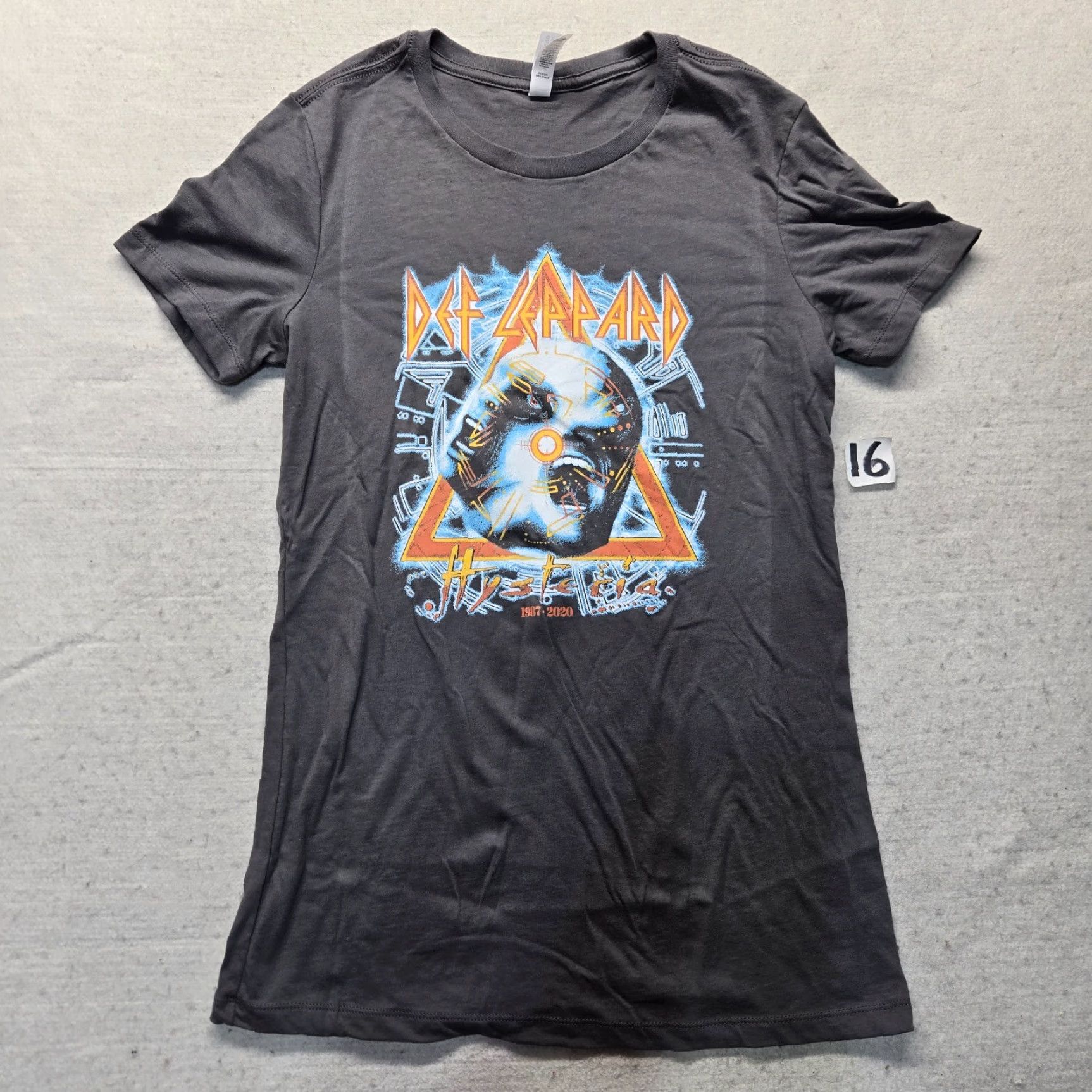 Vintage VINTAGE Def Leppard T-Shirt Black Graphic Tee Adult Small Short Sleeve Men’s S Black Logo Band Shirt 1980s Hard Rock Mens Size US S / EU 44-46 / 1 - 2 Thumbnail