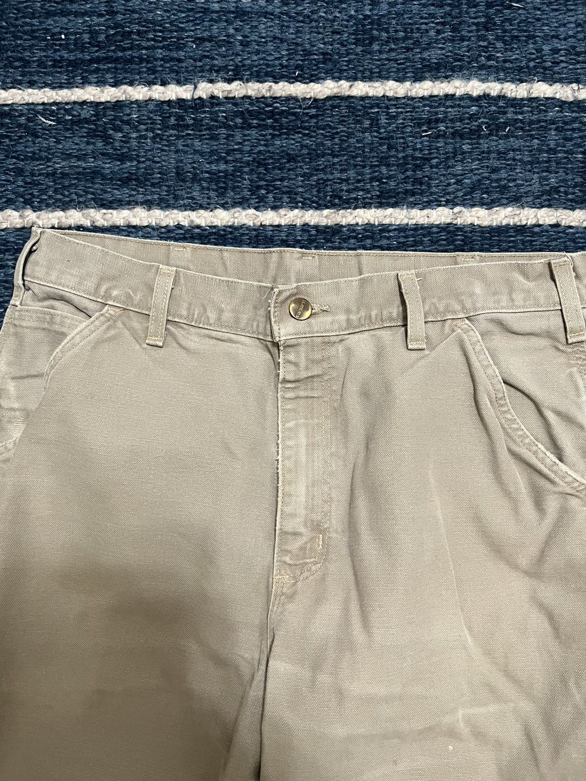 Carhartt Carhartt Beige Denim Jeans 34x34 Size US 34 / EU 50 - 3 Thumbnail