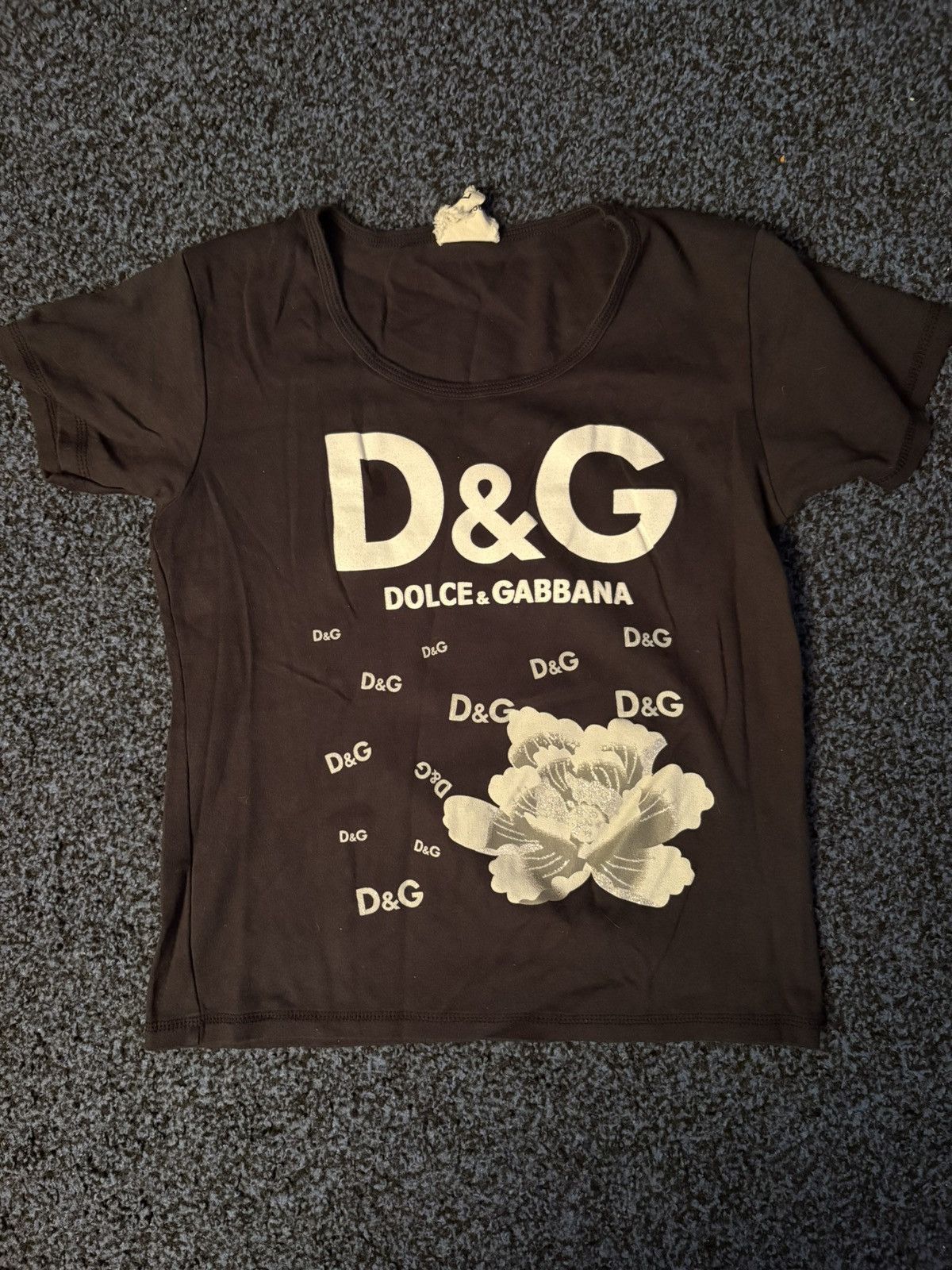 Dolce & Gabbana Dolce & Gabbana flower T-shirt Size L / US 10 / IT 46 - 1 Thumbnail