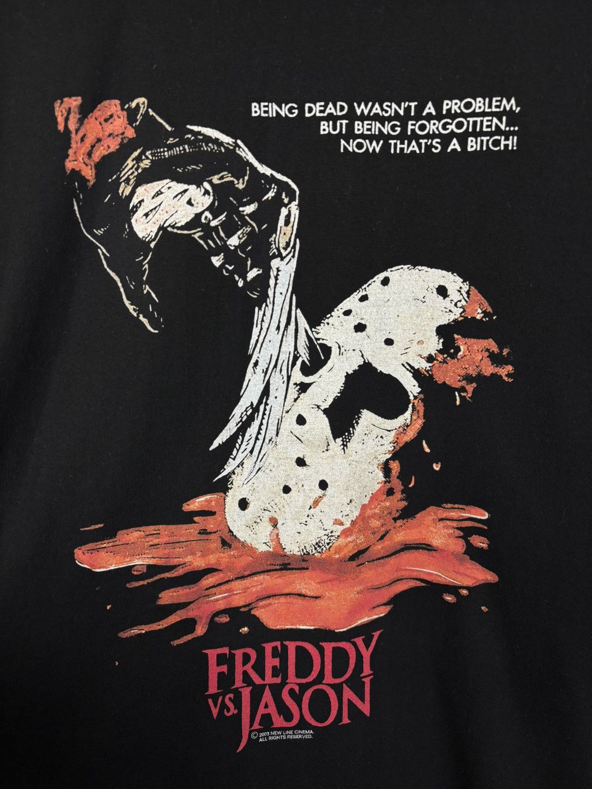 Vintage Vintage Freddy Vs Jason 2003 Horror Movie Promo T-Shirt M Size US M / EU 48-50 / 2 - 2 Thumbnail