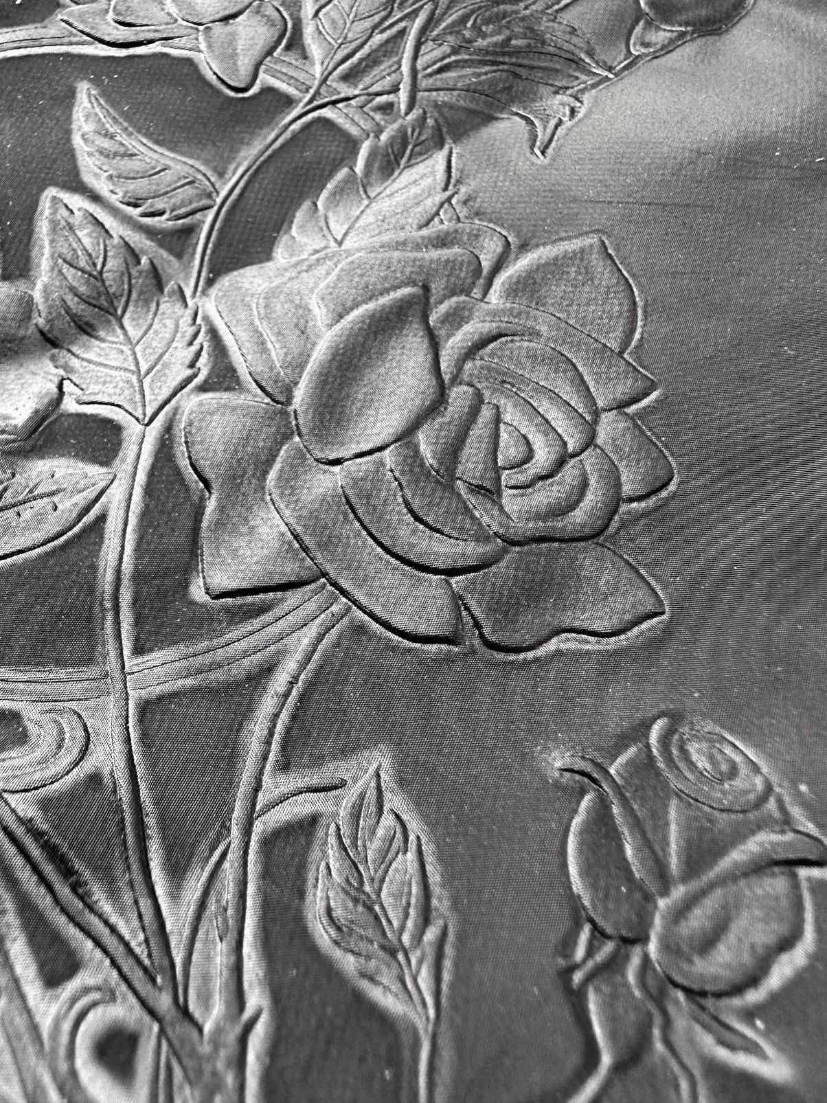Jean Paul Gaultier Black Rose Embossed Pouch Size ONE SIZE - 7 Thumbnail