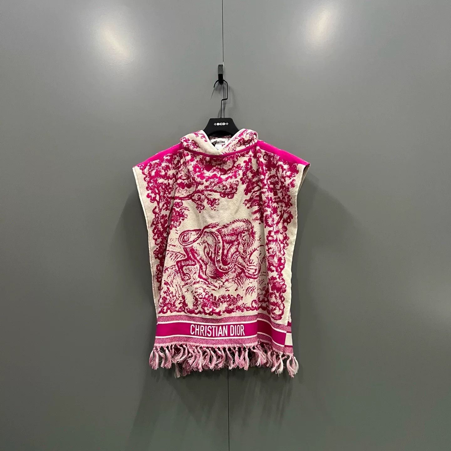 Dior dior pink printed hooded cape Size ONE SIZE - 1 Thumbnail