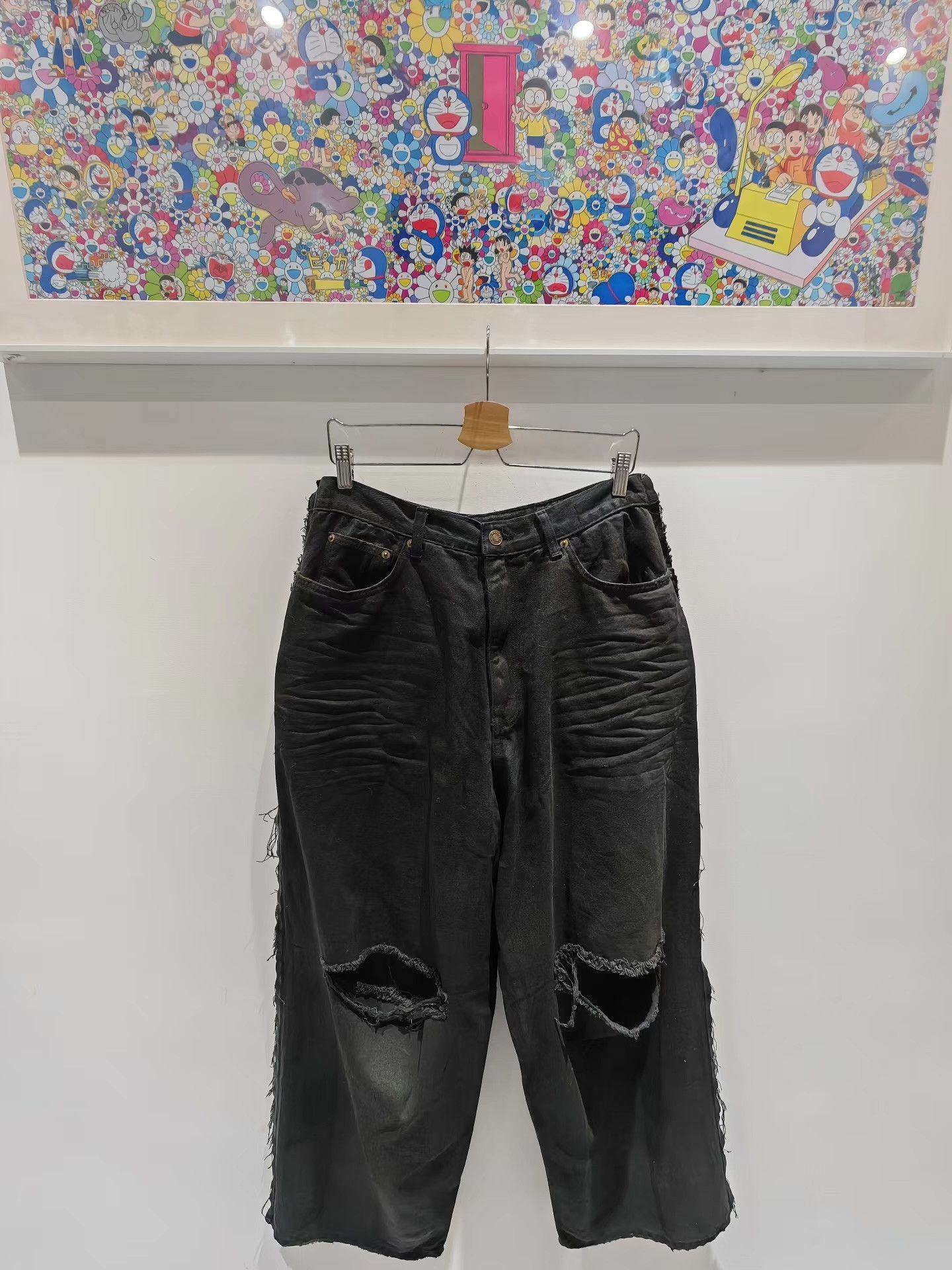 GRAILZ Grailz Project G/R Distressed Washed Jeans。 Q15 Size US 32 / EU 48 - 1 Thumbnail