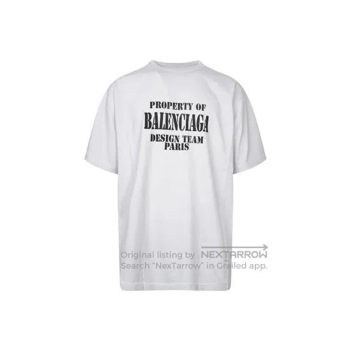 Balenciaga Balenciaga Design Team Logo Print Short Sleeve T. Size US L / EU 52-54 / 3 - 1 Thumbnail