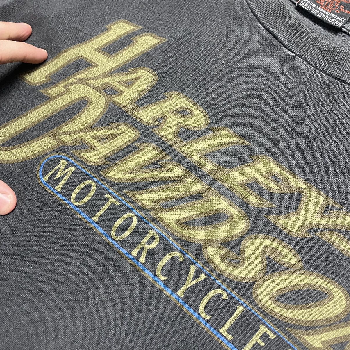 Band Tees Vintage Harley Davidson Motorcycles Cameron’s 90’s tee Size US XL / EU 56 / 4 - 8 Thumbnail