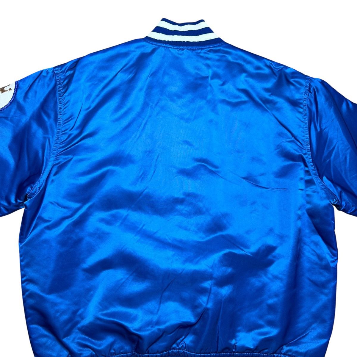 Starter 1990s MLB Kansas City Royals Starter Spell Out Satin Jacket Size US L / EU 52-54 / 3 - 11 Thumbnail