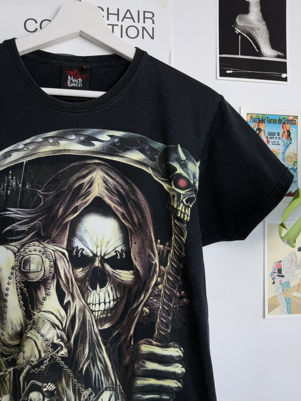 Affliction × Vintage Vintage y2k Affliction style skull logo printed t-shirt S Size US S / EU 44-46 / 1 - 6 Thumbnail