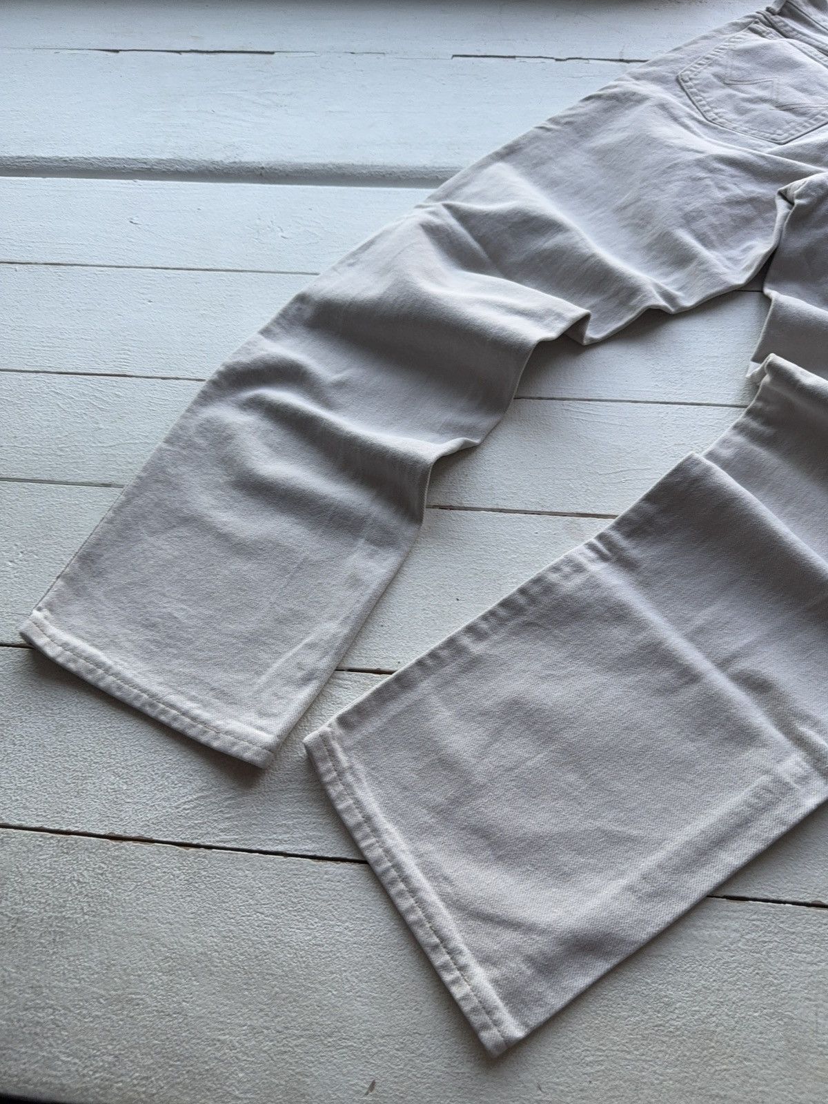 Wrangler Vintage 70s Wrangler UK-Made Off-White Western Cowboy Jeans Size US 30 / EU 46 - 11 Thumbnail