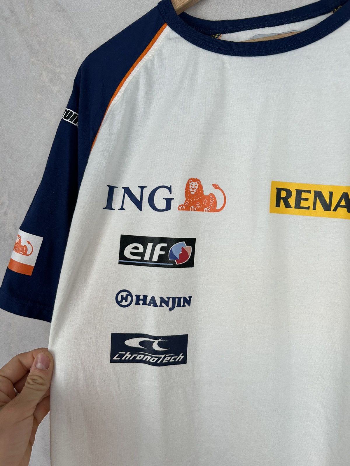 Formula 1 Vintage Renault Racing Motorsport Graphic Tee 90s Y2K Size US XL / EU 56 / 4 - 5 Thumbnail