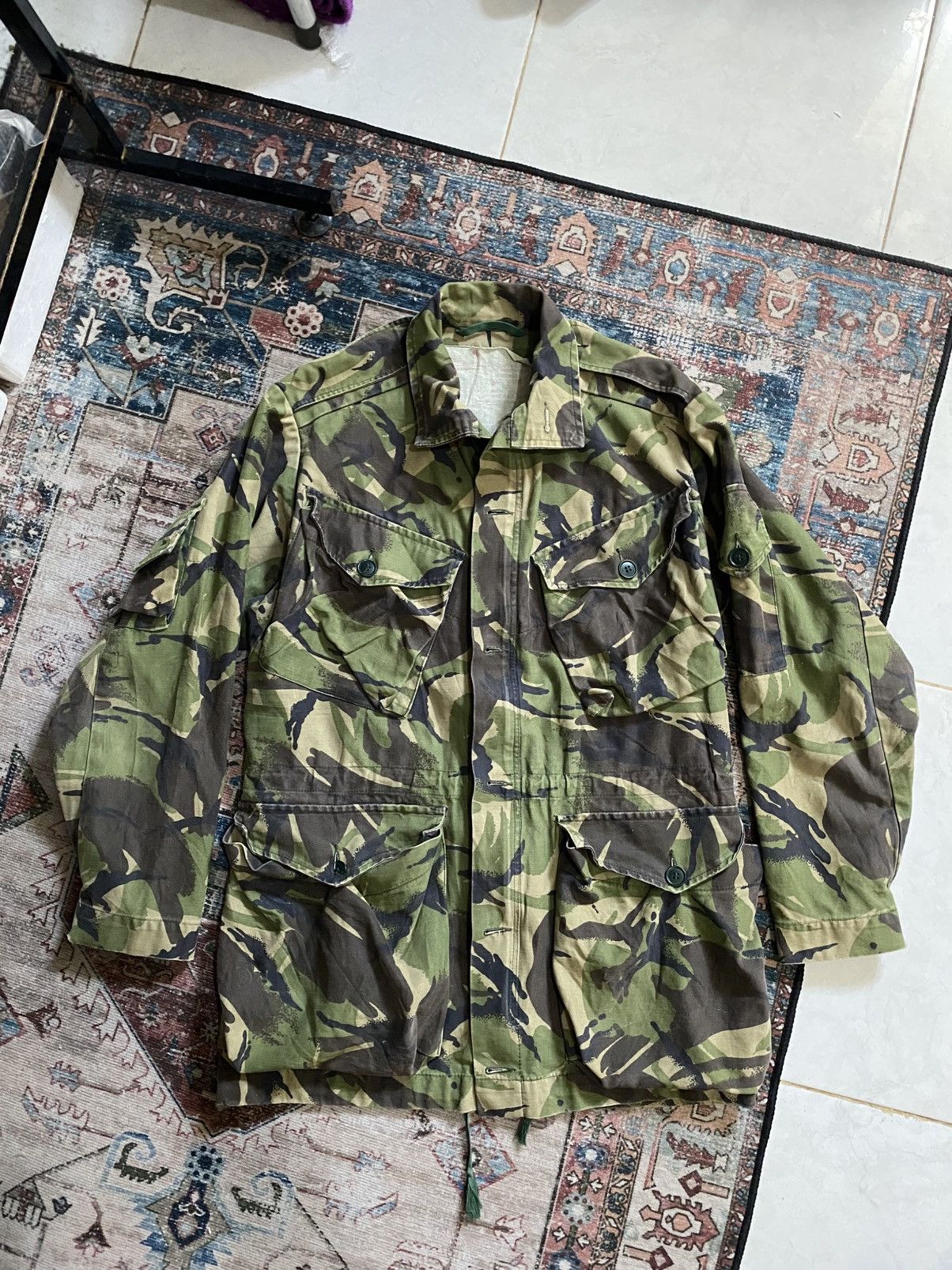 Vintage DPM British military Smock Size US L / EU 52-54 / 3 - 1 Thumbnail