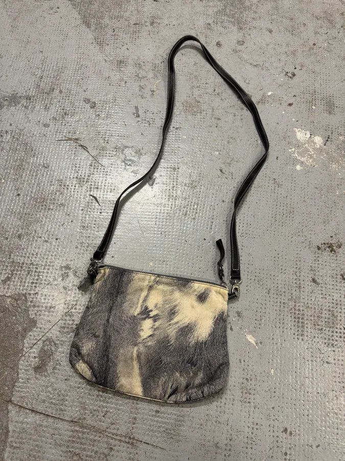 Designer × Just Cavalli × Vintage 2000s Cavalli Fur Effect Shoulder Bag Size ONE SIZE - 8 Thumbnail