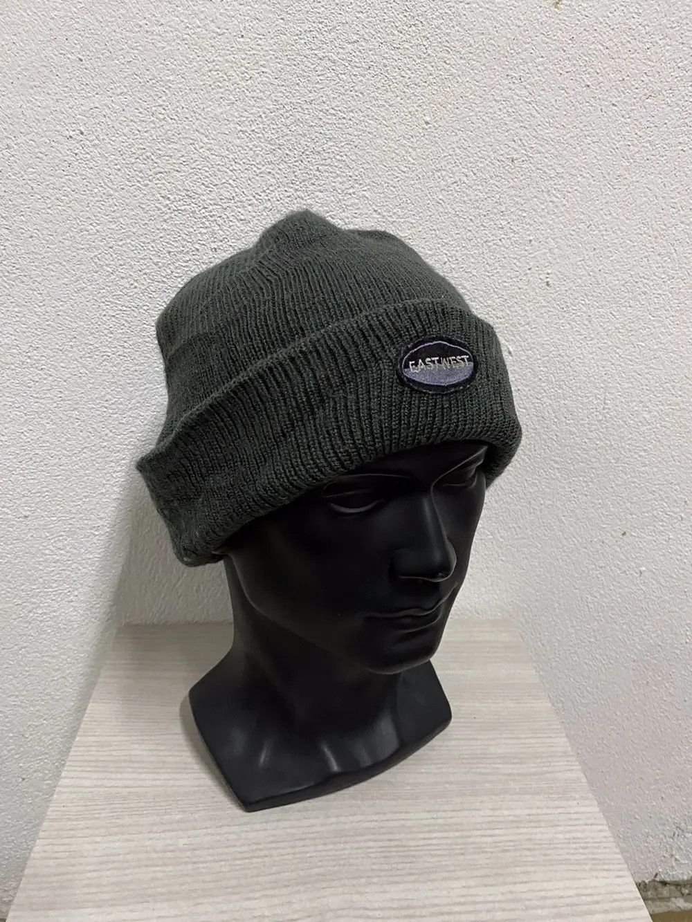 Japanese Brand × Vintage East West Small Logo Beanie Hat Size ONE SIZE - 3 Thumbnail