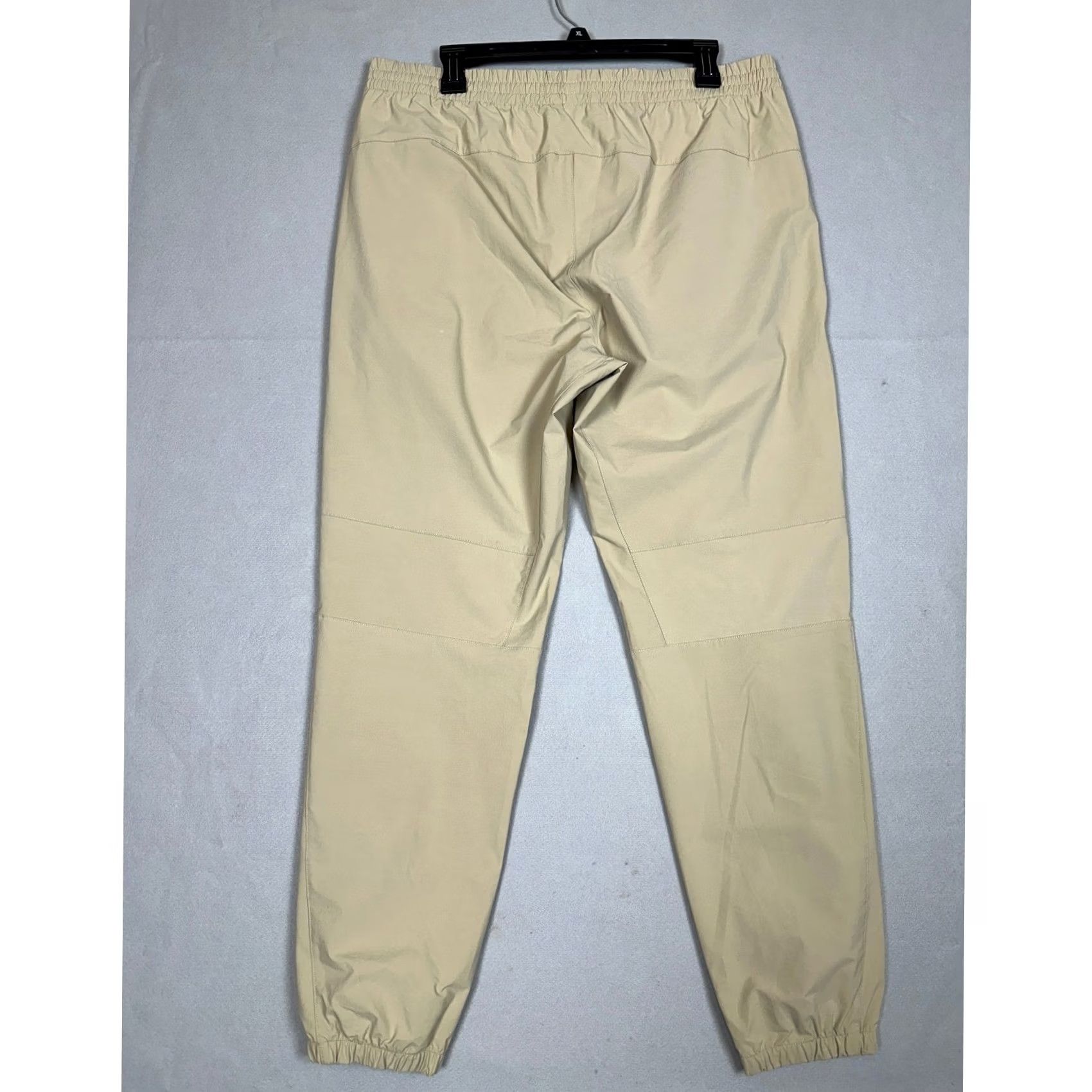 Vuori VRST Mens Transit Jogger Pants L Tan Nylon Stretch Performance Drawstring Tech Size US 33 - 2 Thumbnail