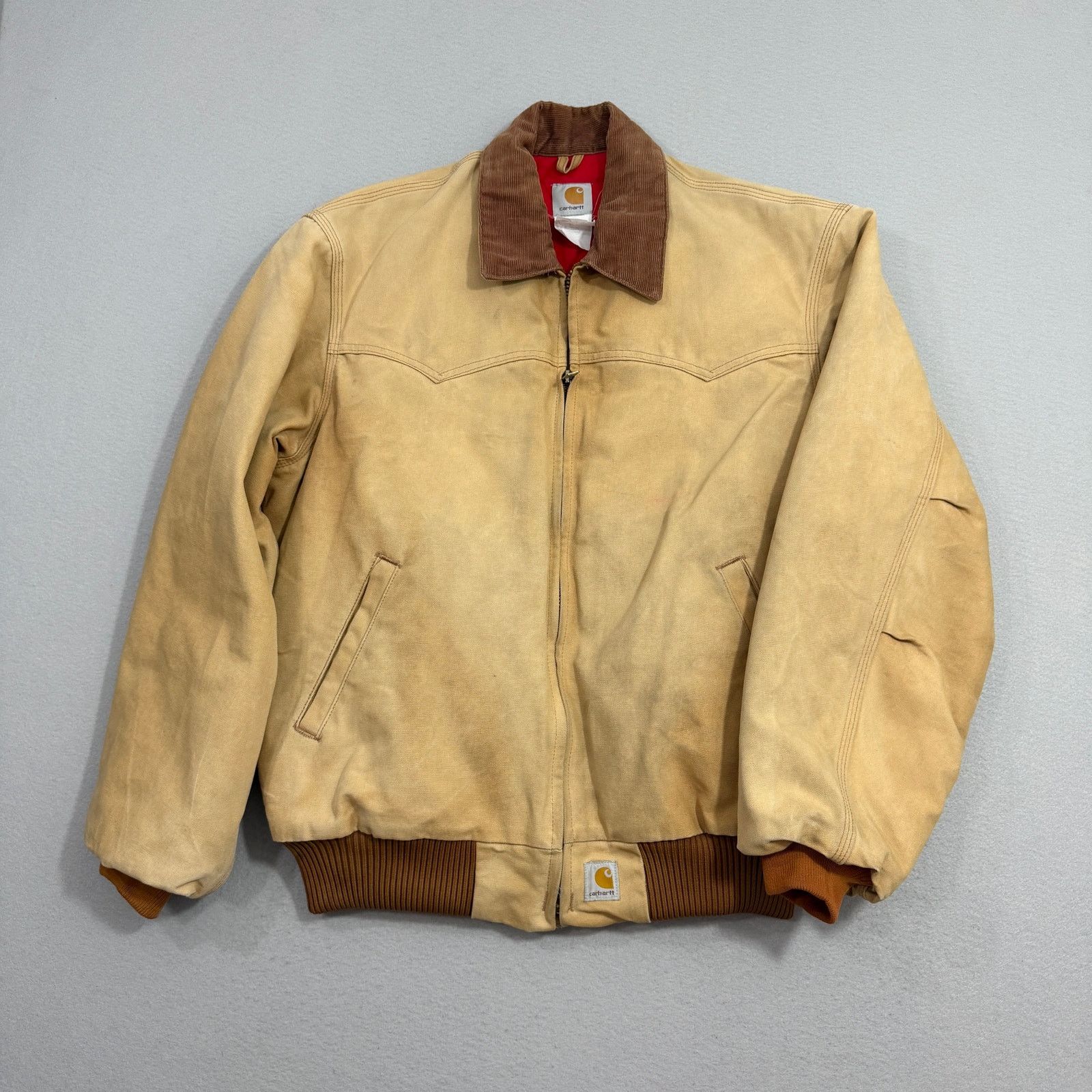 Carhartt × Vintage Carhartt J14 BRK Santa Fe Jacket Brick Red
